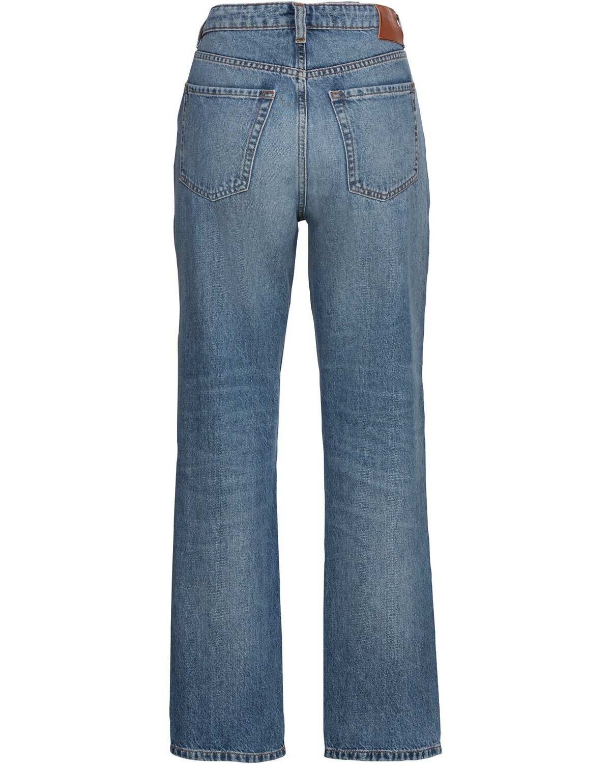 O'Polo Marc Lederhose Straight-Jeans Linde