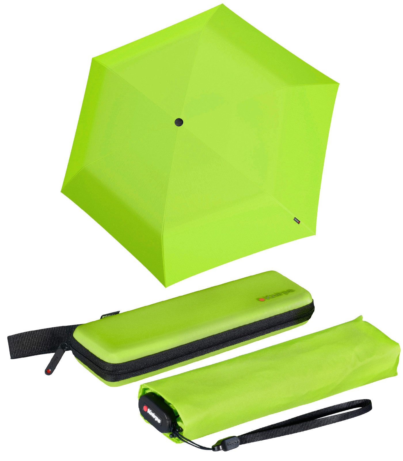 Taschenregenschirm US.050 Ultra Light Slim Manual im stabilen Etui