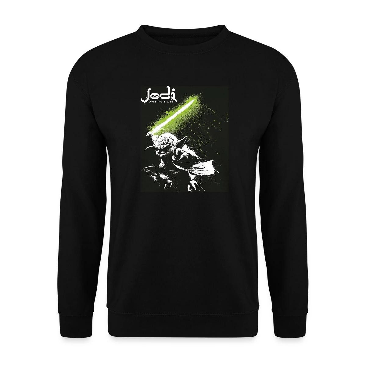 Spreadshirt Sweatshirt Star Wars Meister Yoda Zeichnung Unisex Pullover (1-tlg)
