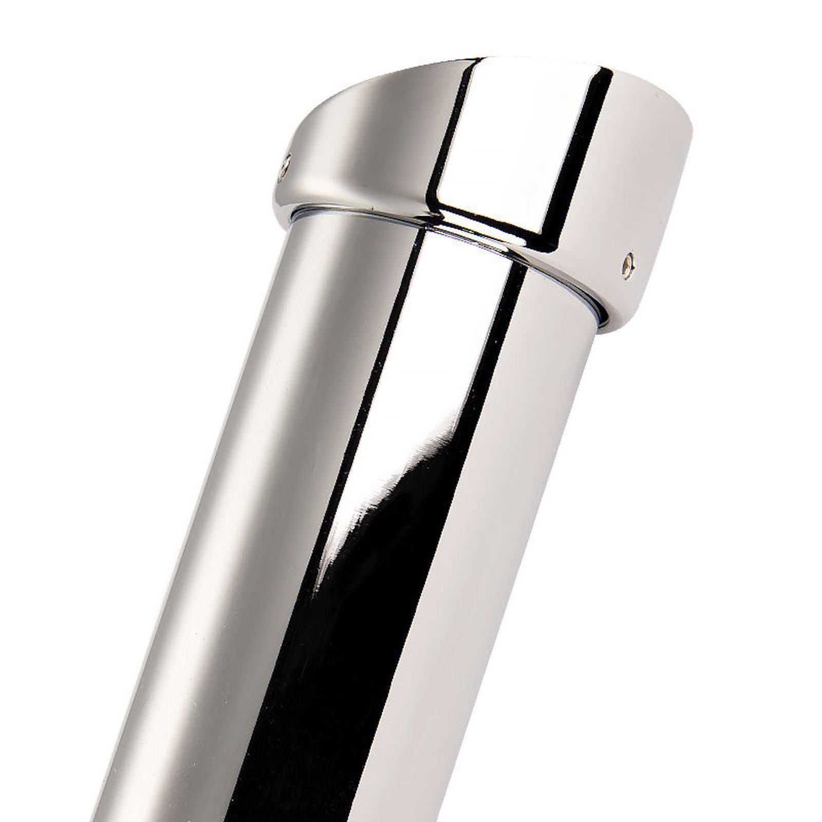 SO-TECH® Tischaufsatz Barkonsole schräg 21°, (1-St), Höhe 200 mm / Ø 50 mm Chrom poliert