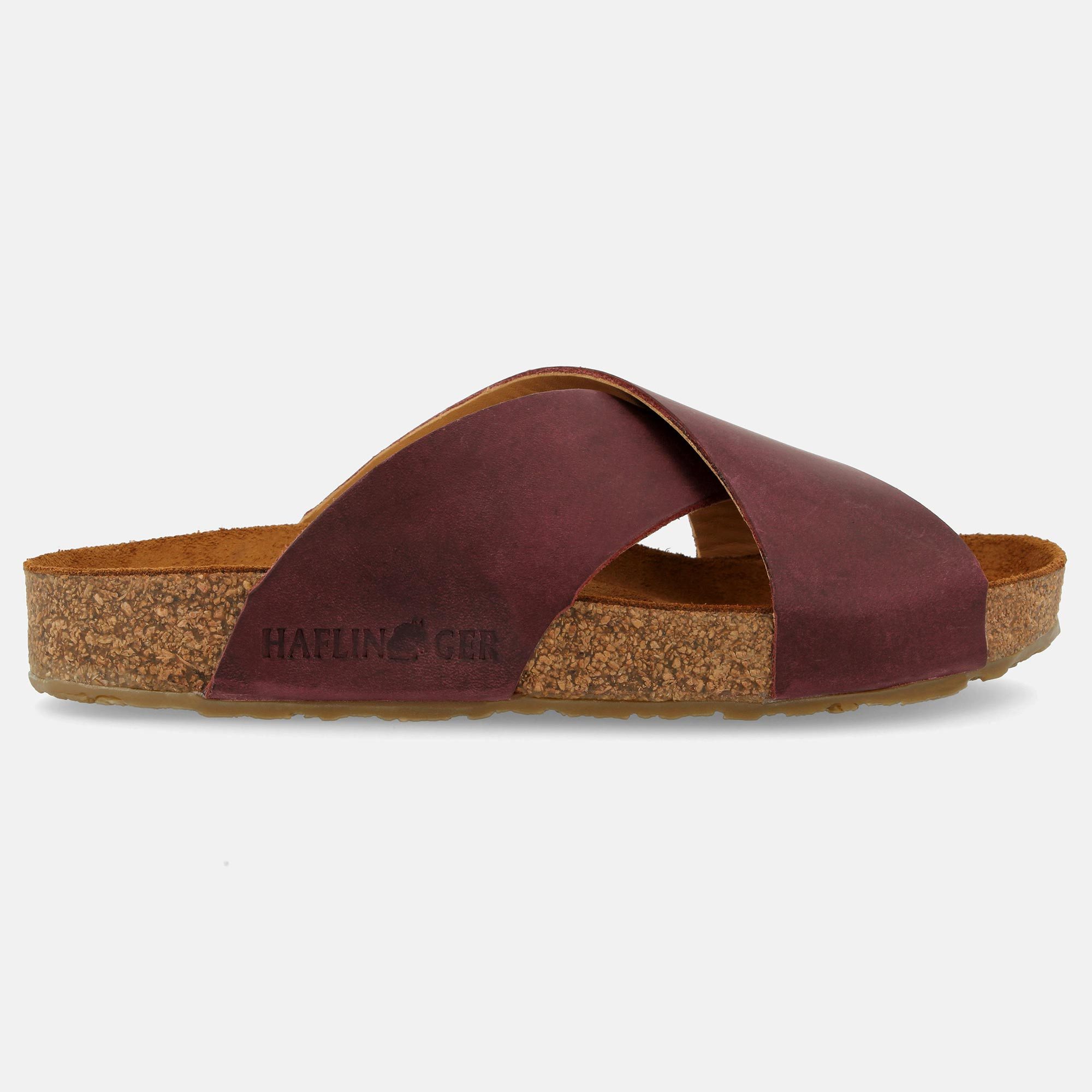 Haflinger Bio Mio Sommer Sandale aus Leder Hausschuh Unisex Hausschuh