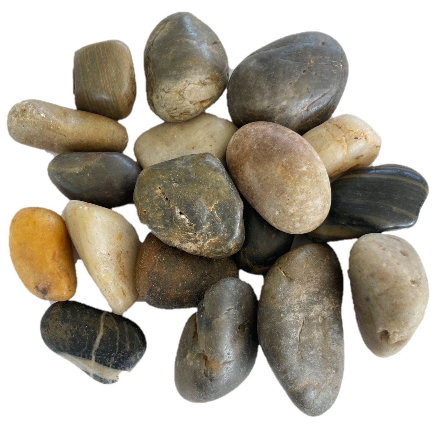 Eurosand Kieselsteine FLUSSKIESEL, Kieselsteine 20-60mm. 500g.