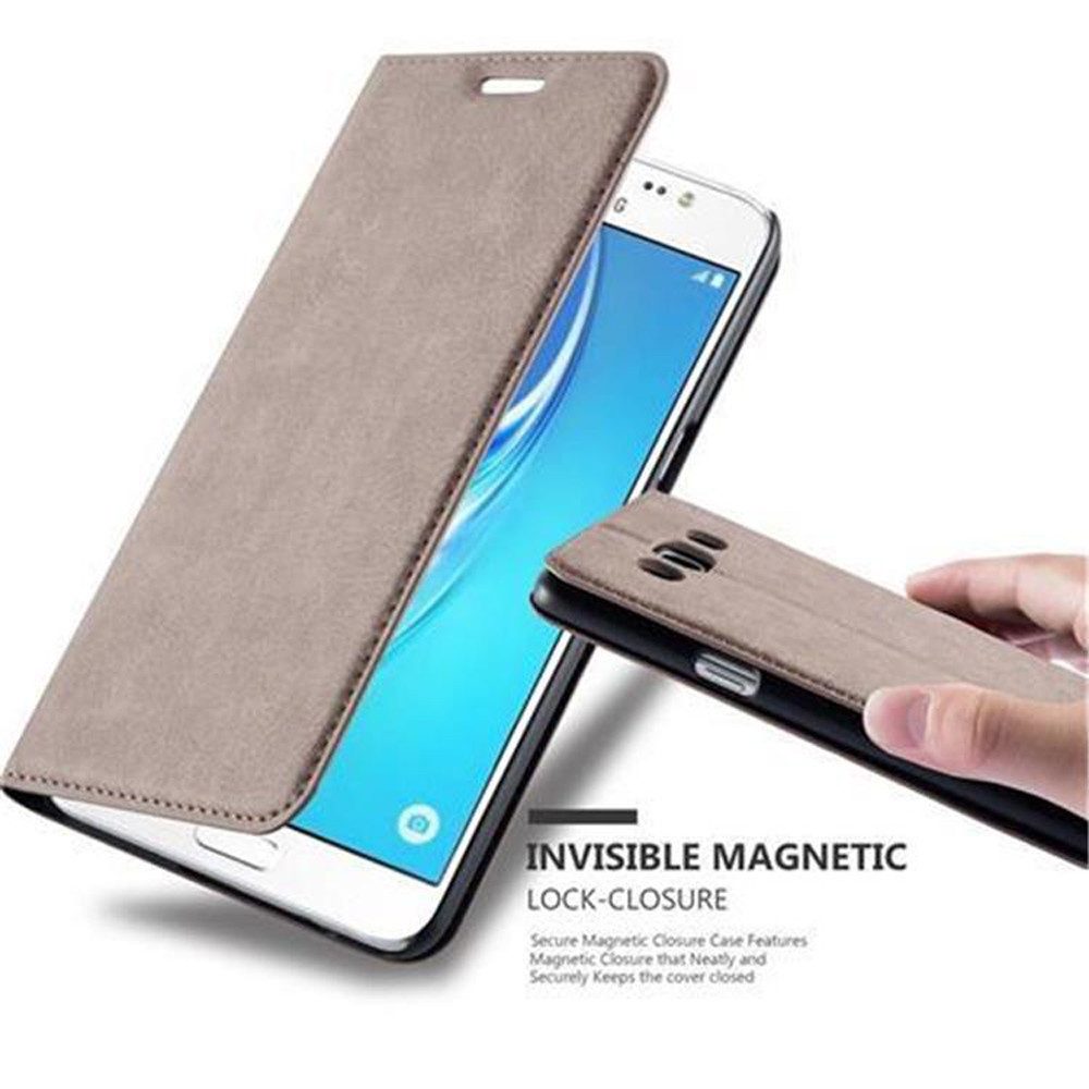 Cadorabo Handyhülle für Samsung Galaxy J5 2016 Hülle Samsung Galaxy J5 2016, Hülle Schutzhülle mit Standfunktion, Magnetverschluss und Kartenfach