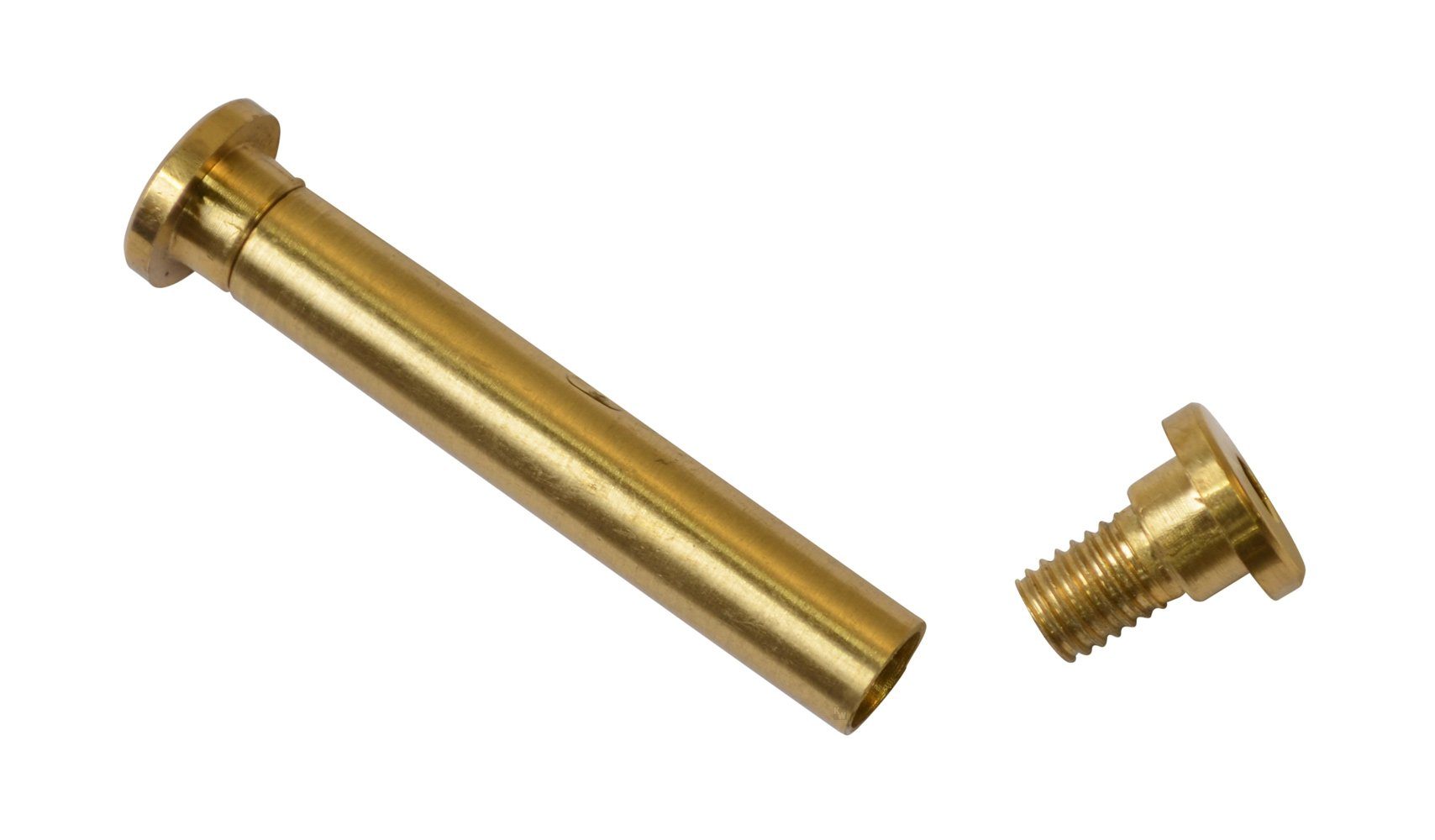 Kai Wiechmann Schraube Ersatzteile Teakmöbel Hülsenschraube 71 mm als Qualitätsschraube, (1 St), massive 3-teilige Messingschraube für Gartenmöbel