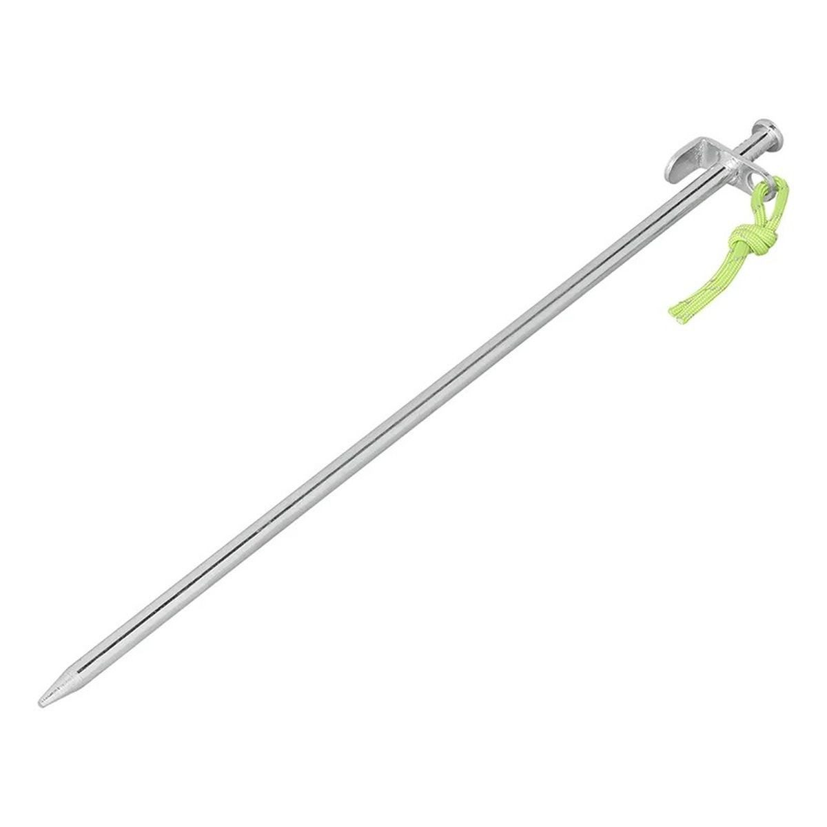 Moritz Zelthering Zelthering 40 cm mit L-Haken und fluoreszierender Abspannleine