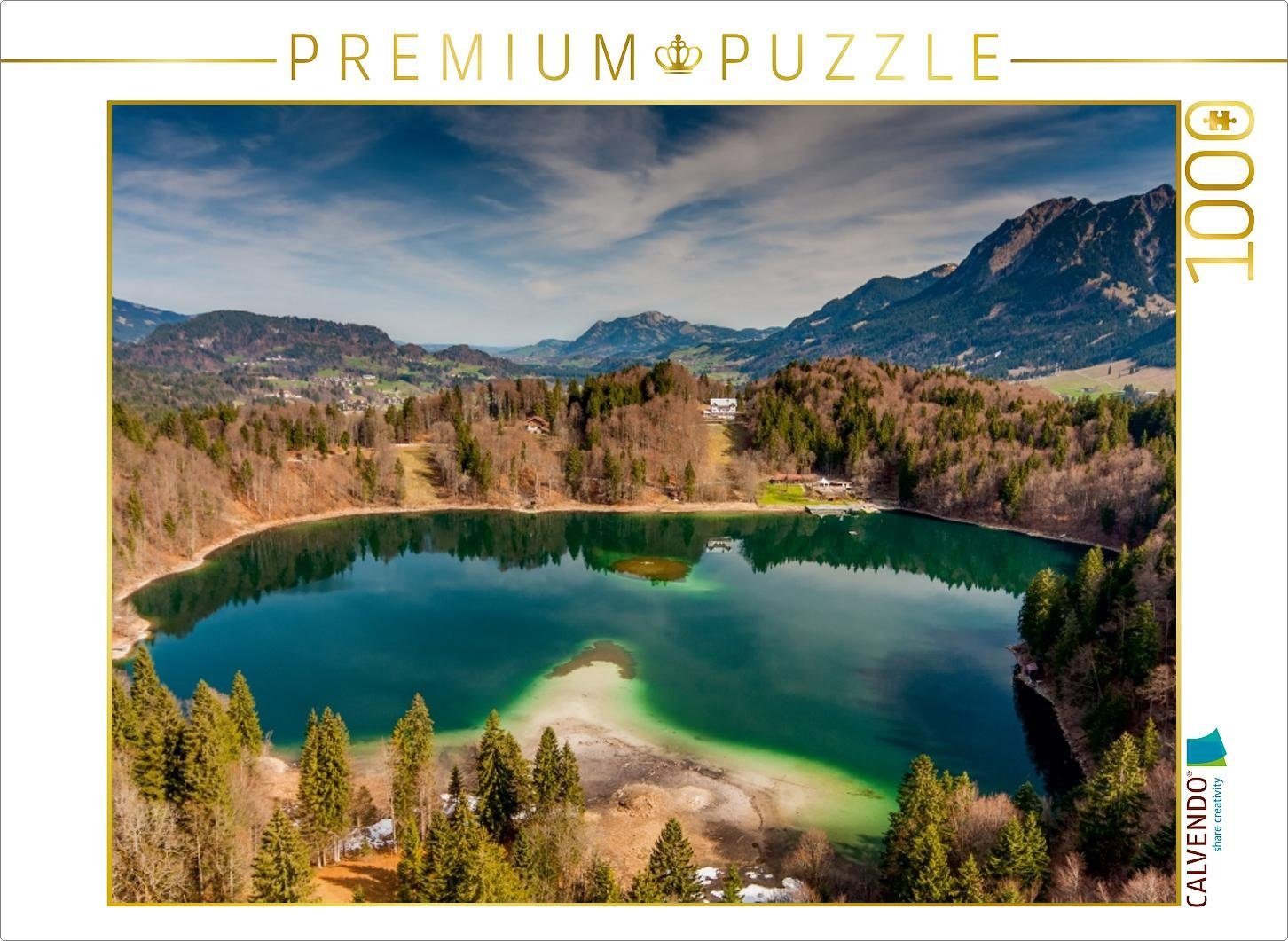 Puzzle CALVENDO Puzzle Freibergsee 1000 Teile Lege-Größe 64 x 48 cm Foto-Puzzle Bild von TomKli