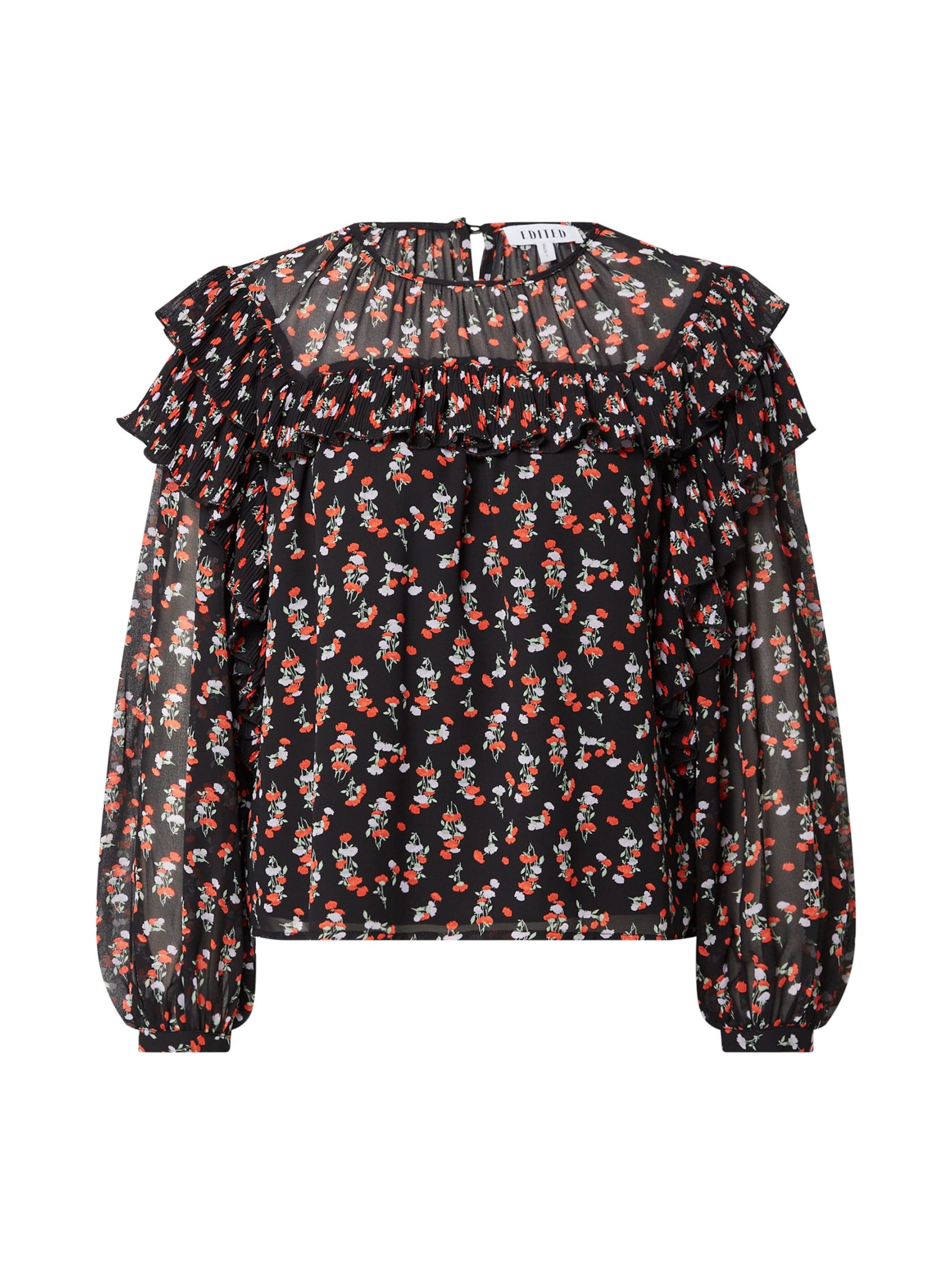 EDITED Langarmbluse Tatiana (1-tlg) Drapiert/gerafft