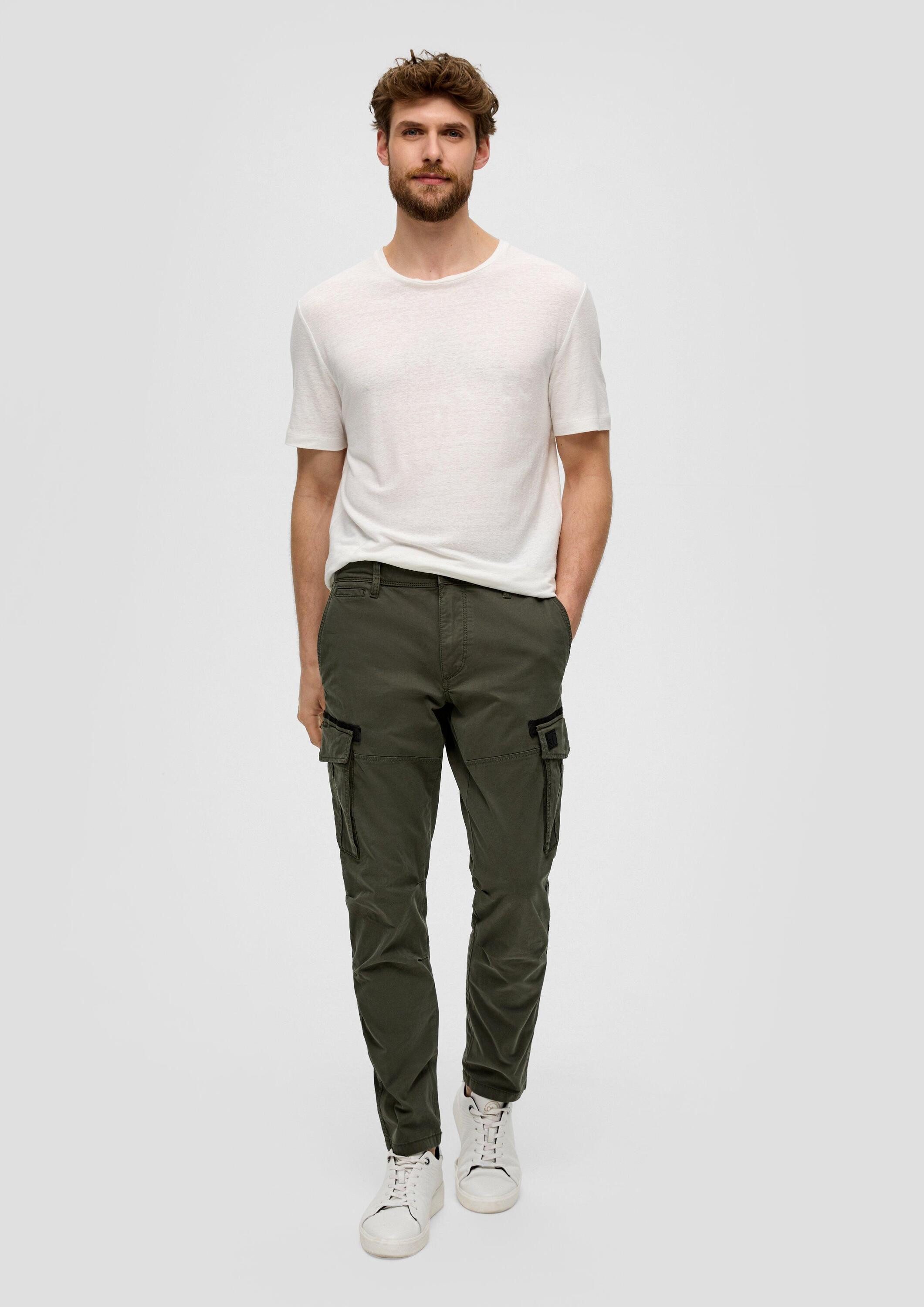 s.Oliver Chinos Hose PHOENIX Cargohose mit Garment Dye und Straight Leg günstig online kaufen