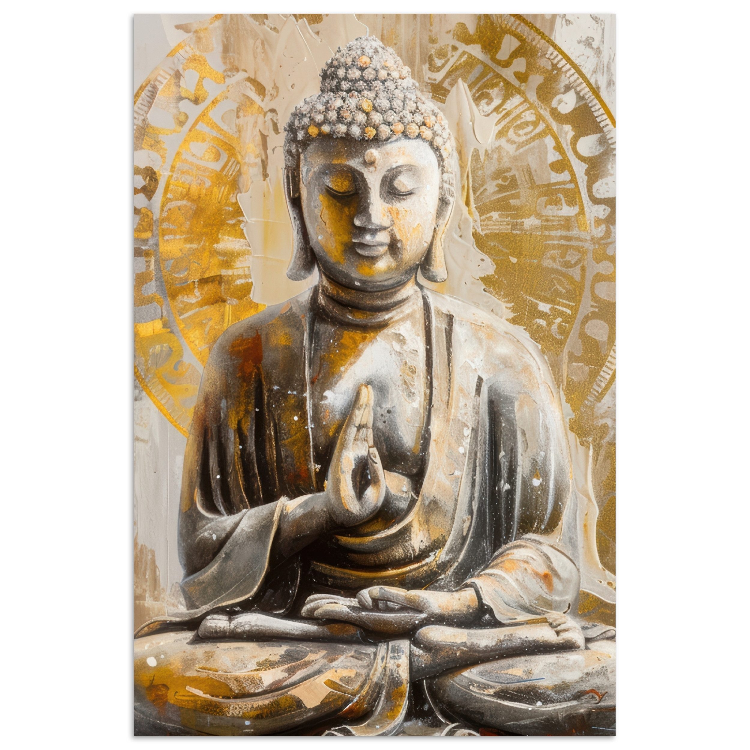 MuchoWow Poster Buddha - Blume - günstig online kaufen