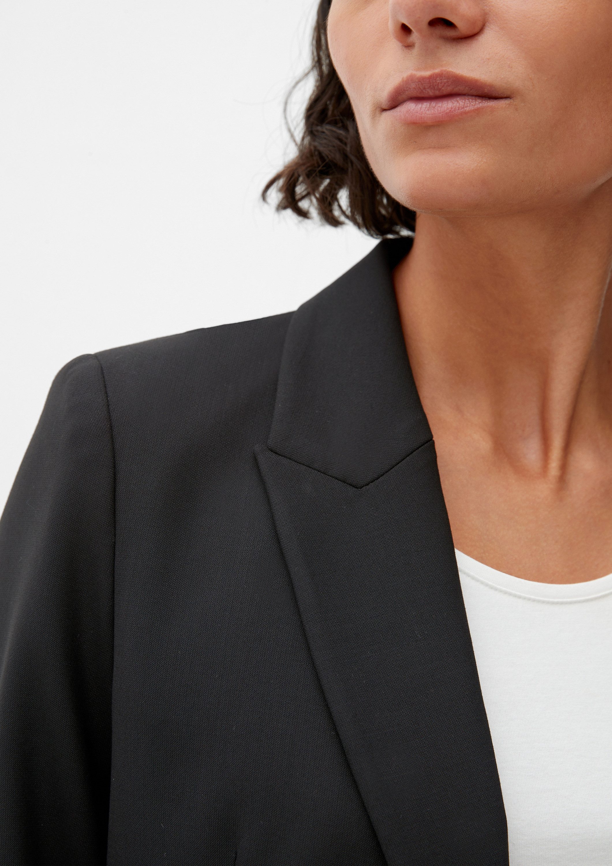 s.Oliver Jackenblazer Indoor-Blazer Longblazer aus Viskosemix – Bild 4 von 5