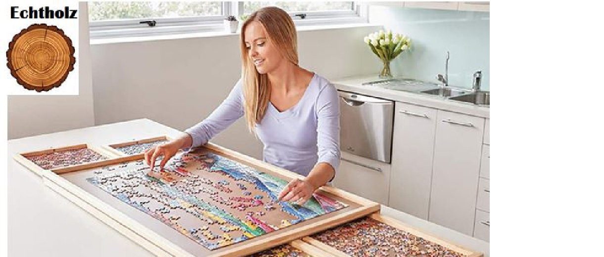JOKA international Puzzleunterlage »Mega großer Puzzle Tisch aus Holz incl. 4 Schubladen« online