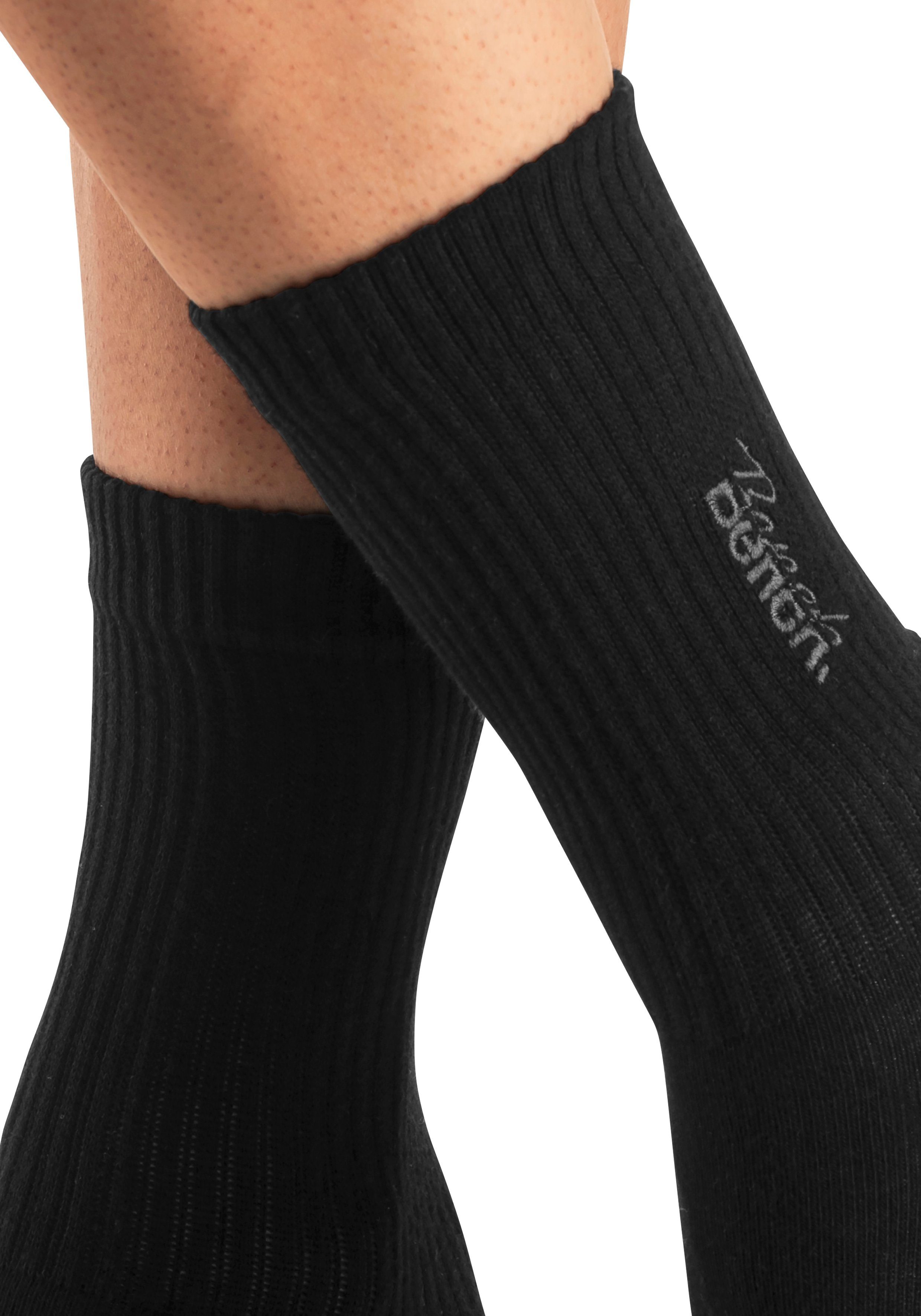 Bench. Basicsocken (Packung, 3-Paar) mit Bench Logo Stickerei