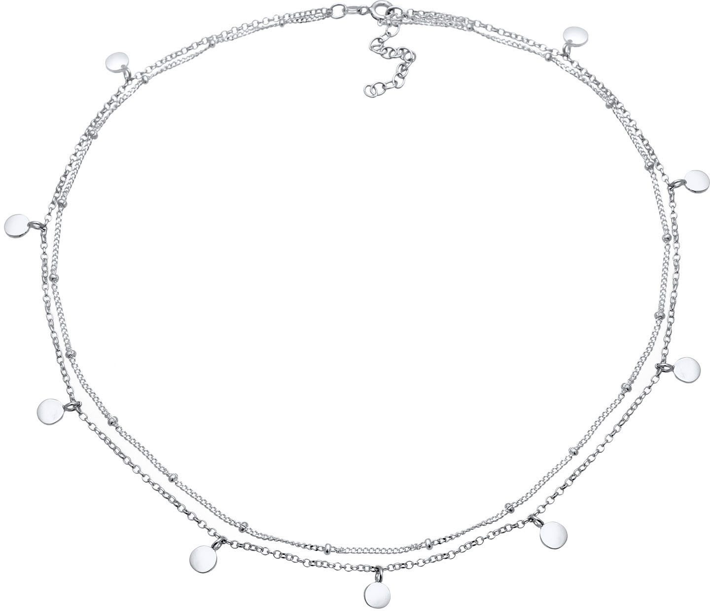 Elli Choker Schmuck Geschenk Silber 925 Kette mit Kügelchen