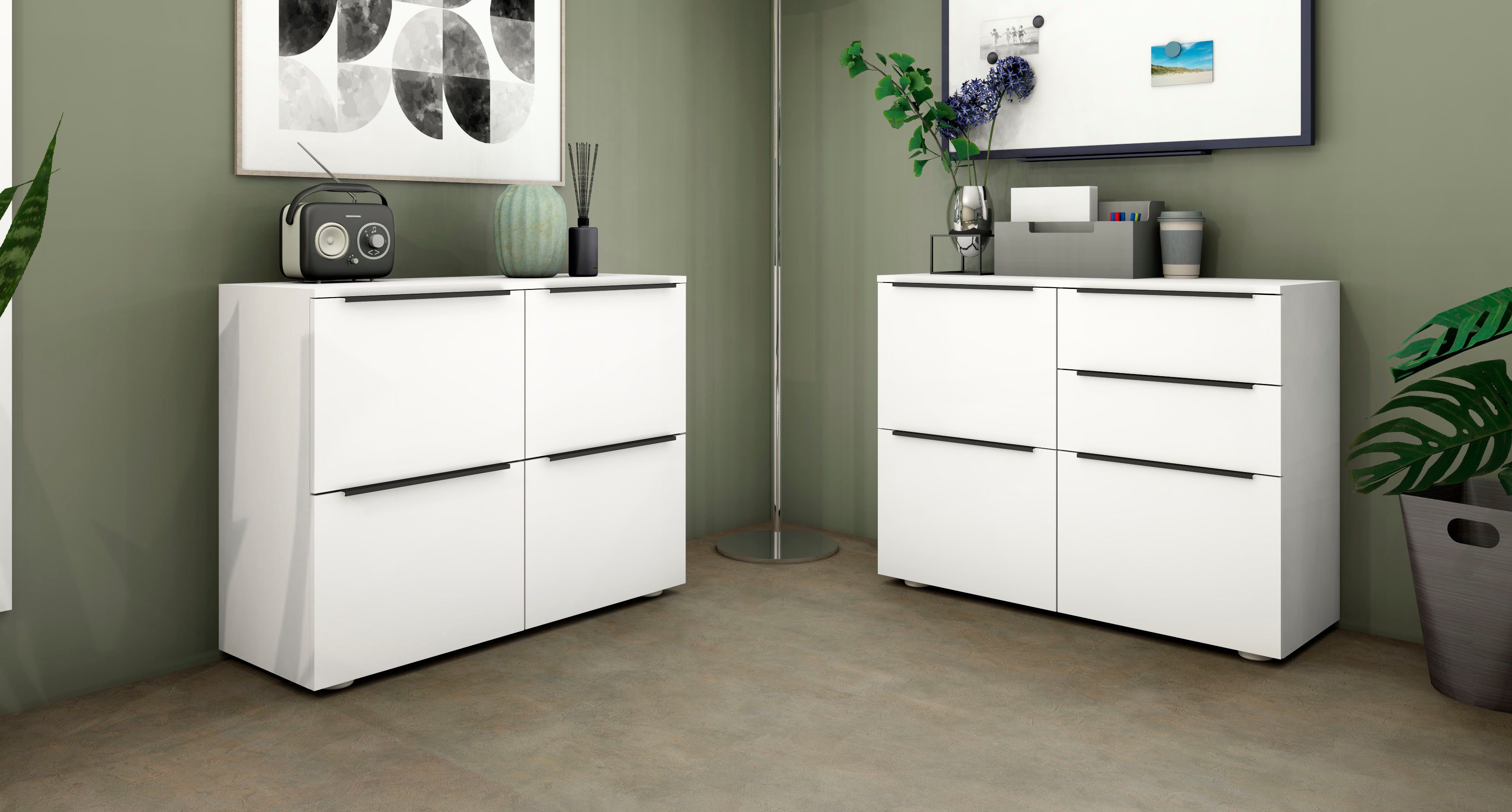 borchardt Möbel Aktenschrank Tom Breite 93 cm, Kommode – Bild 4 von 5