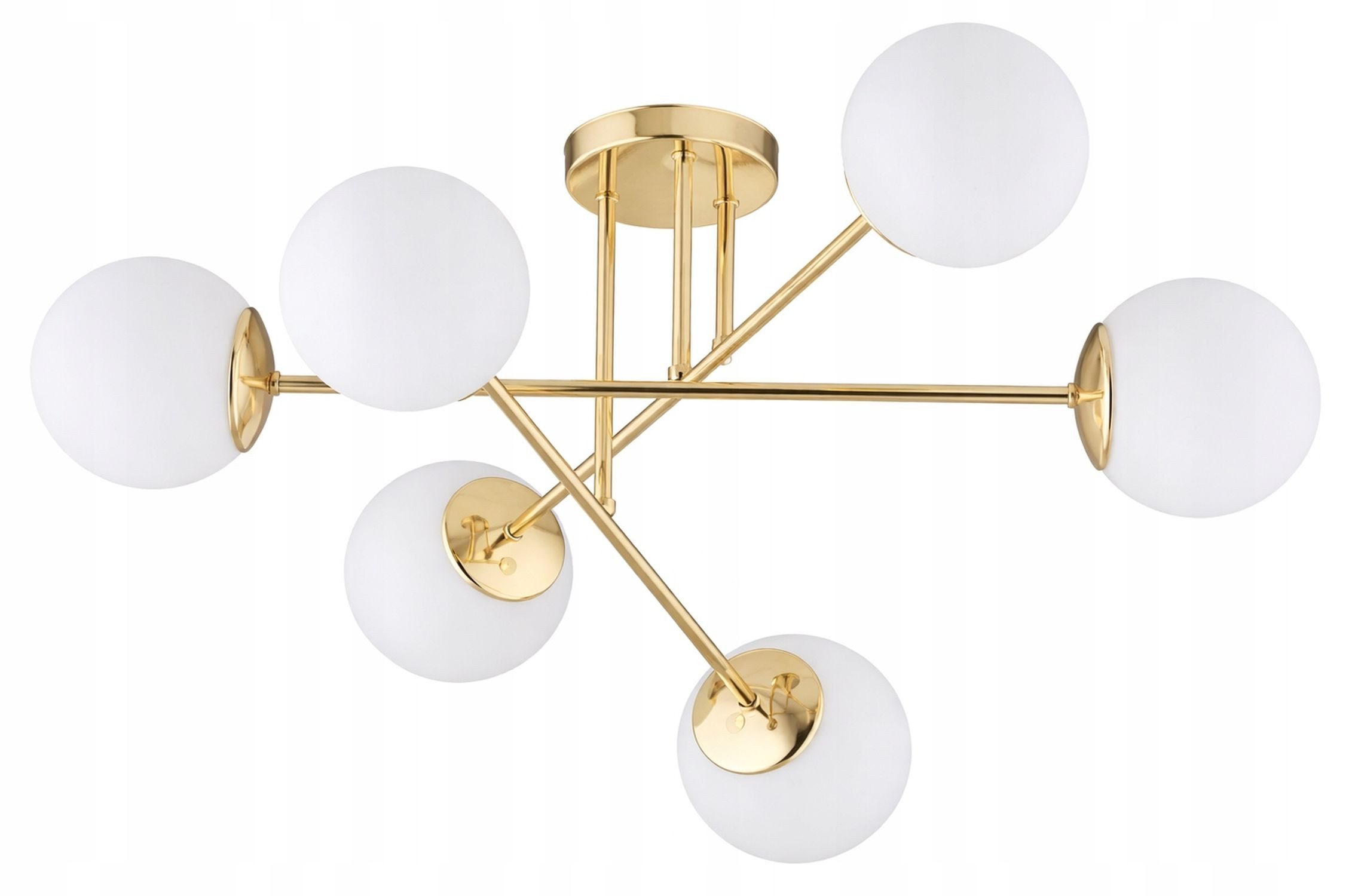 Licht-Erlebnisse Deckenleuchte ELIO, ohne Leuchtmittel, E27 B: 70 cm Kugelschirm Modern