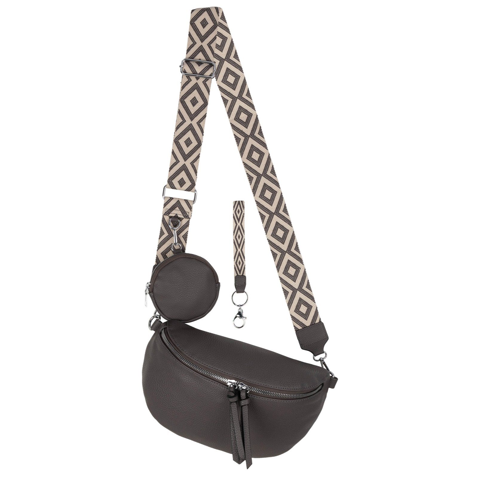 EAAKIE Gürteltasche Bauchtasche Umhängetasche Crossbody-Bag Kunstleder günstig online kaufen