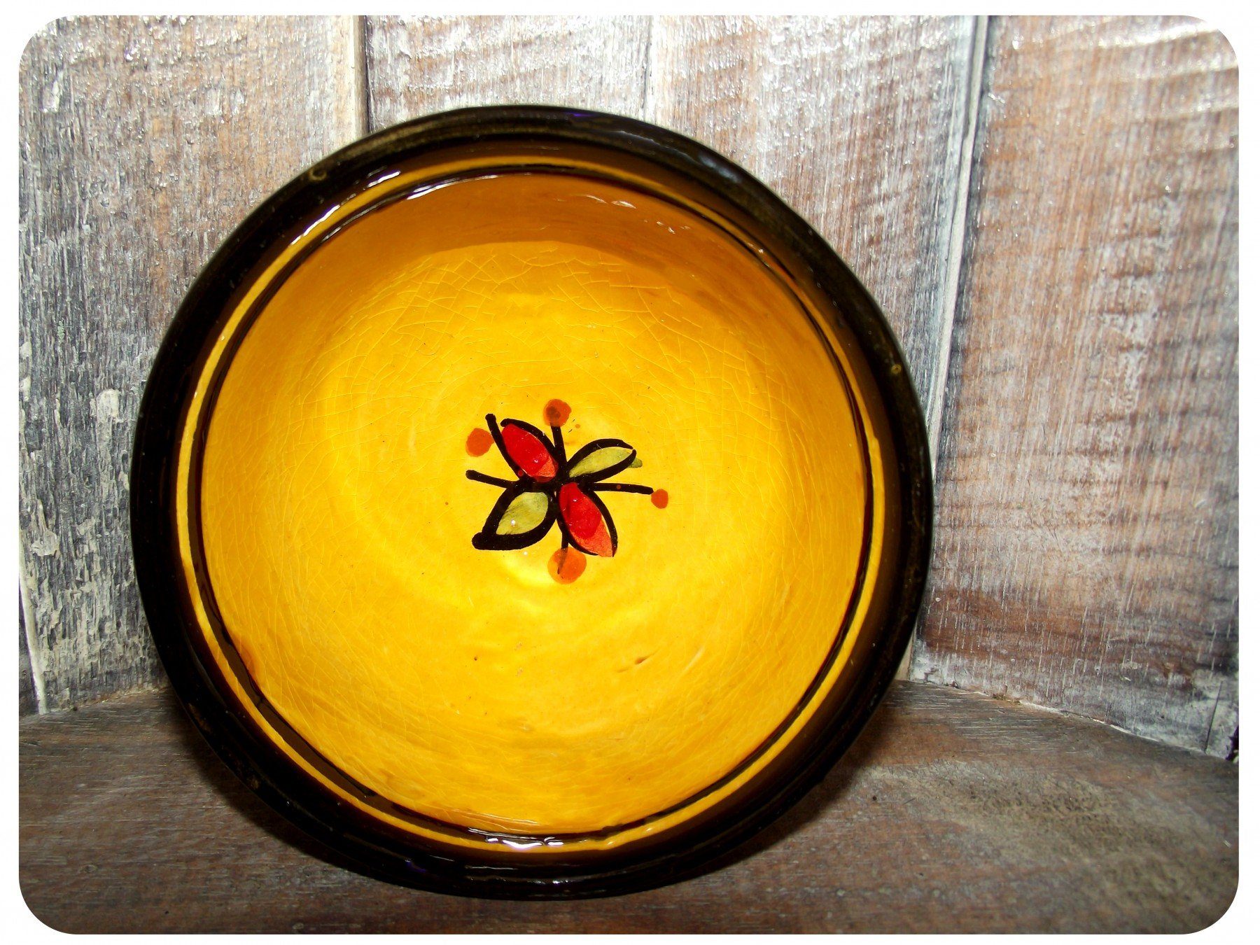 Keramik, handarbeit Keramikschüssel, Schüssel SIMANDRA Orientalische Gelb (klein, marokkanische 1-tlg),