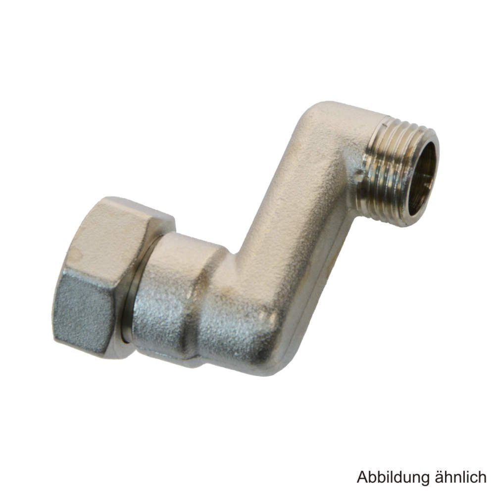 OEG GmbH Heizkörper Excenterverschraubung S-Anschluss 3/8" x 5/8" Überwurfmutter, 40 mm Ve