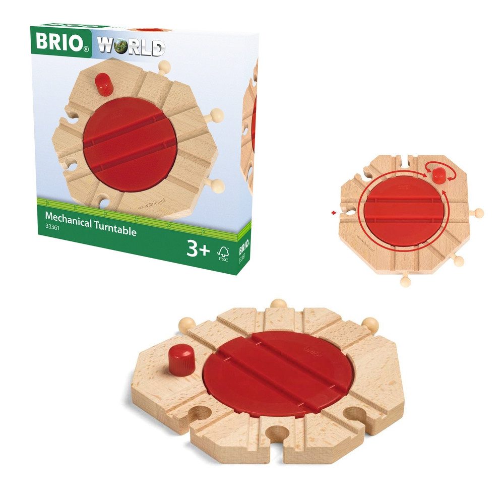 Ravensburger Verlag GmbH Spielzeugeisenbahn-Erweiterung BRIO Mechanische Drehscheibe