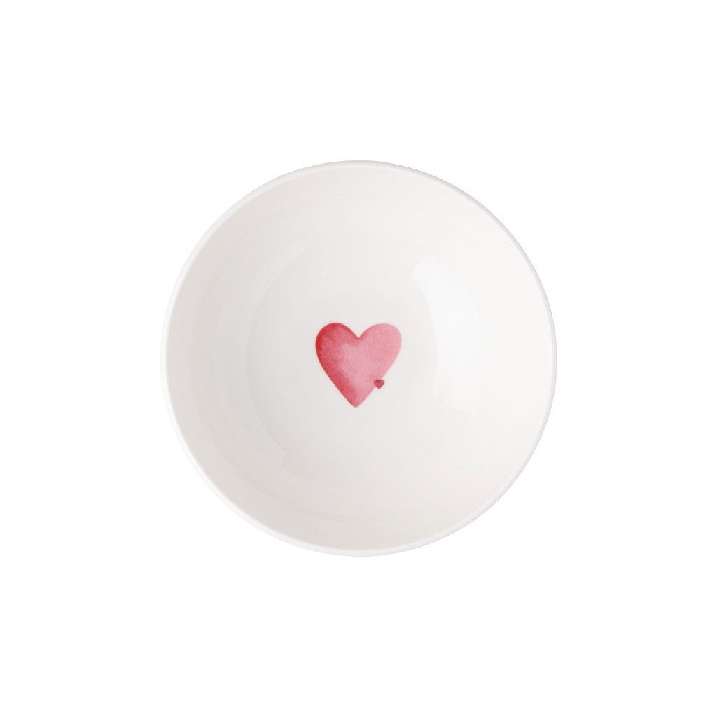 like. by Villeroy & Boch Müslischale With Love Müslischale Sending Love 17 cm ø, Porzellan, (1-tlg), Premium Porcelain, mikrow.- & spülm.sicher, Made in Germany