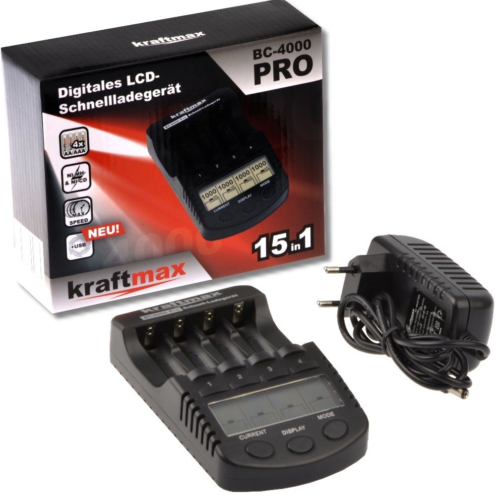 kraftmax BC-4000 Pro Ladegerät Batterie-Ladegerät (1-tlg)