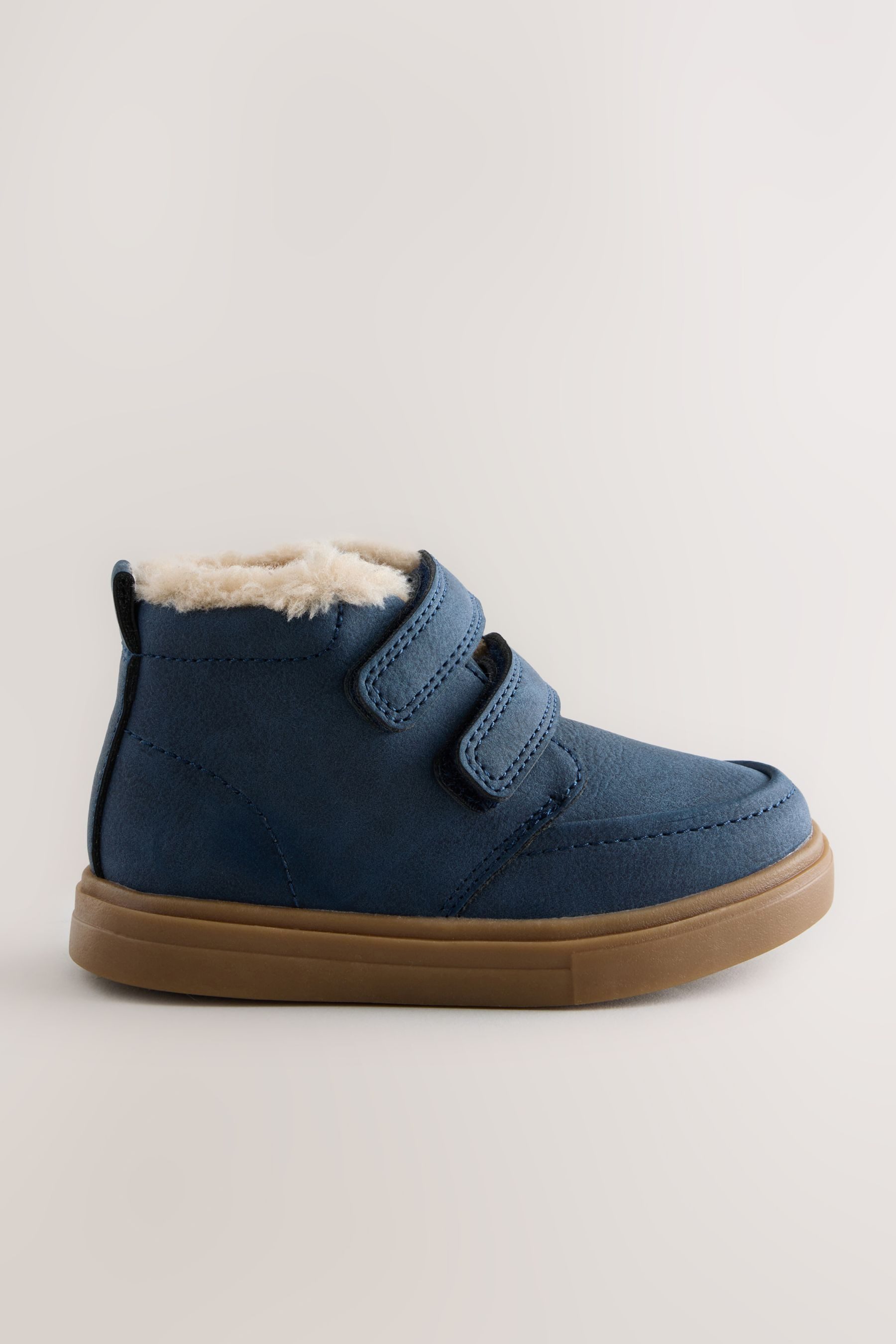 Next Stiefel mit warmem Futter und Klettverschluss Klettstiefel (1-tlg)