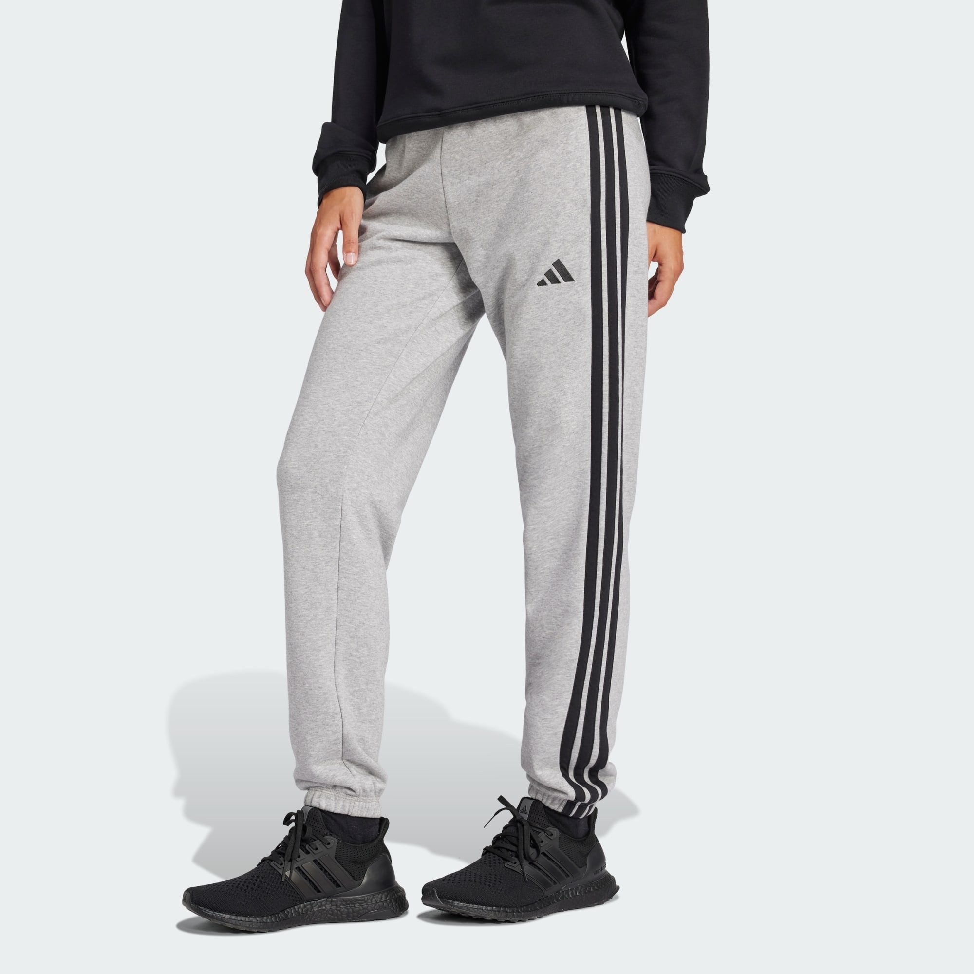 adidas Sportswear Sporthose ESSENTIALS 3-STREIFEN FRENCH TERRY CUFFED HOSE günstig online kaufen