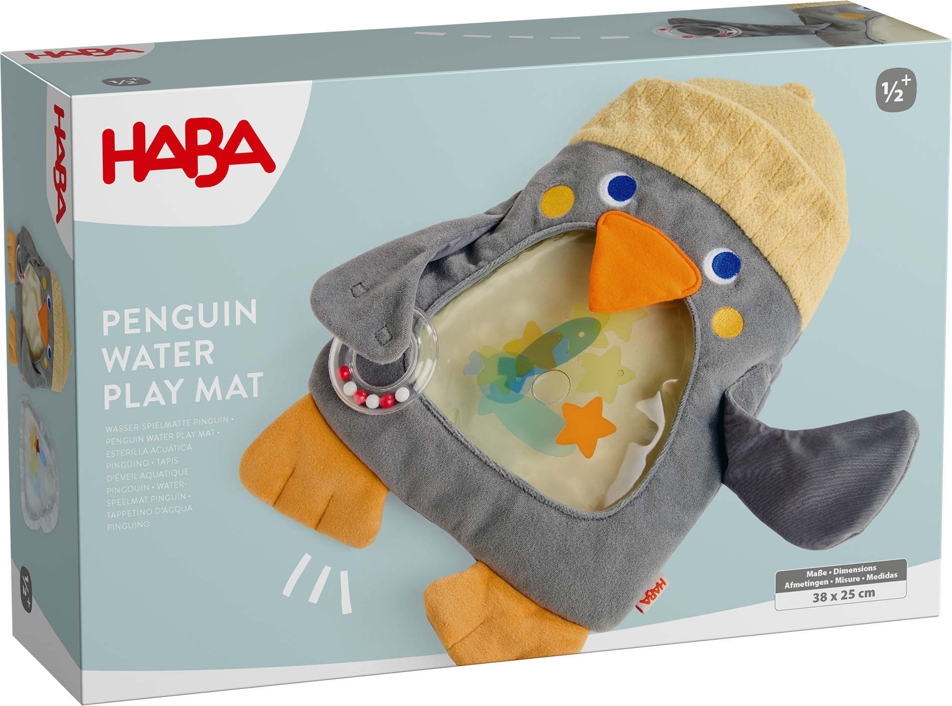 Haba Rassel Babywelt Motorikspielzeug Wasserspielmatte Pinguin 2013408001