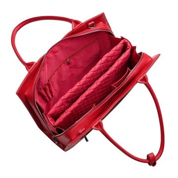 SOCHA Handtasche Straight Line Midi 14 Zoll, - elegante Businesstasche mit Vollausstattung - mit Schultergurt - robuste Synthetik