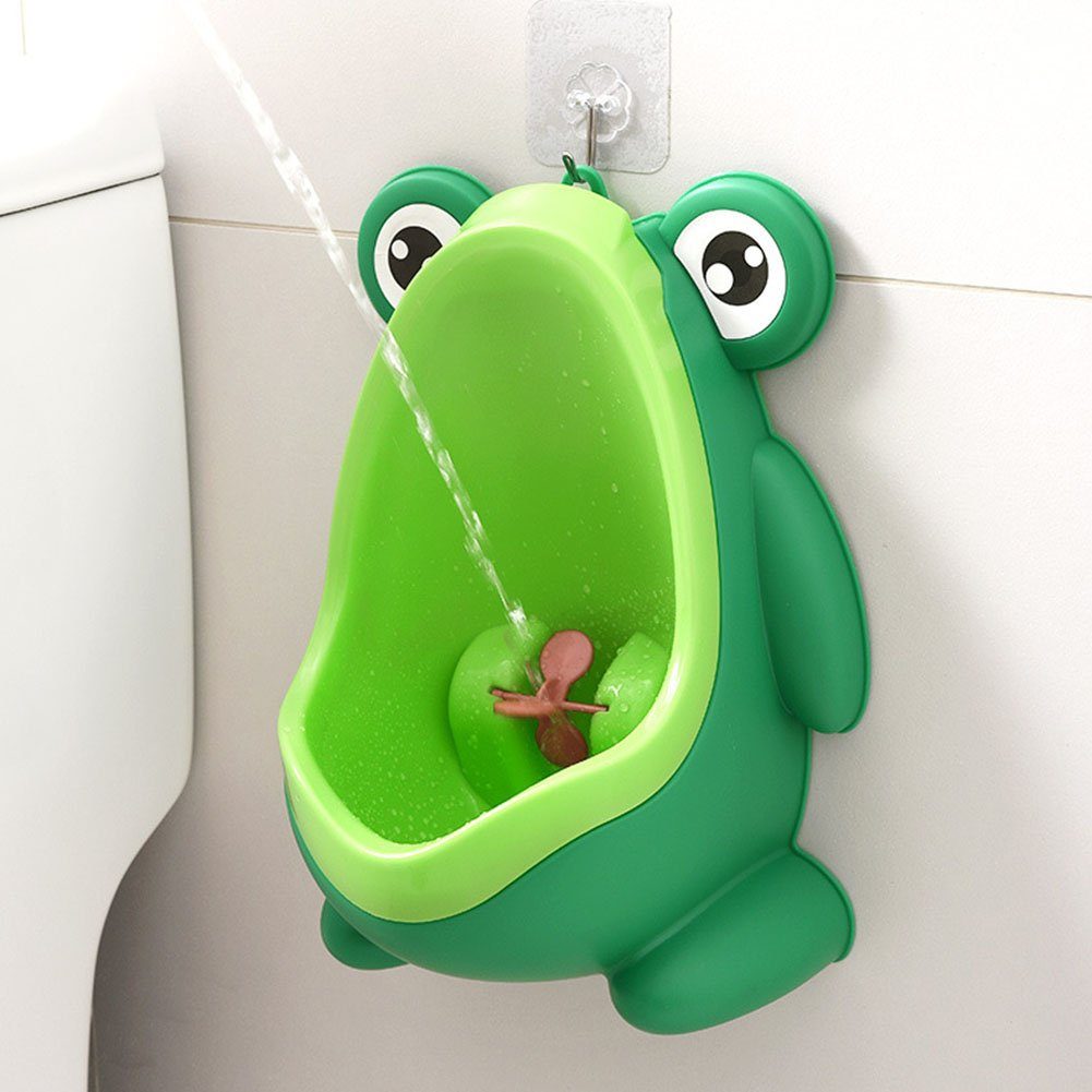 BBSCE Kinder-WC-Sitz Kinder-Urinal Frosch-Design,Kleinkinder-Urinal,  Kinder-WC, für Jungen