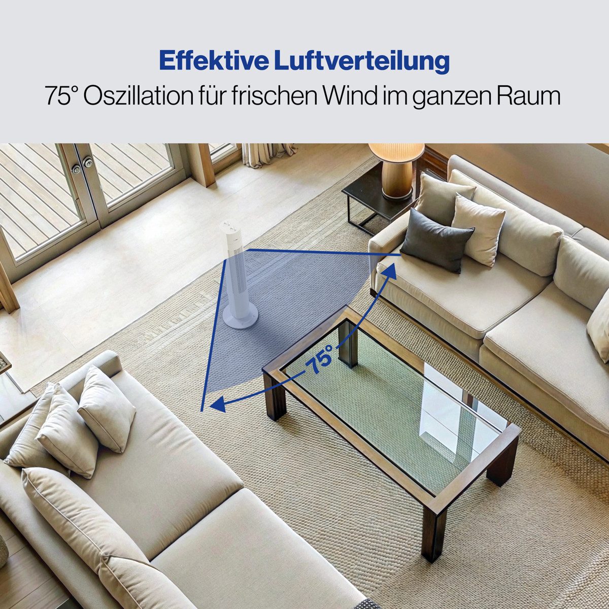 CLATRONIC Turmventilator TVL 3770, 78 cm günstig online kaufen