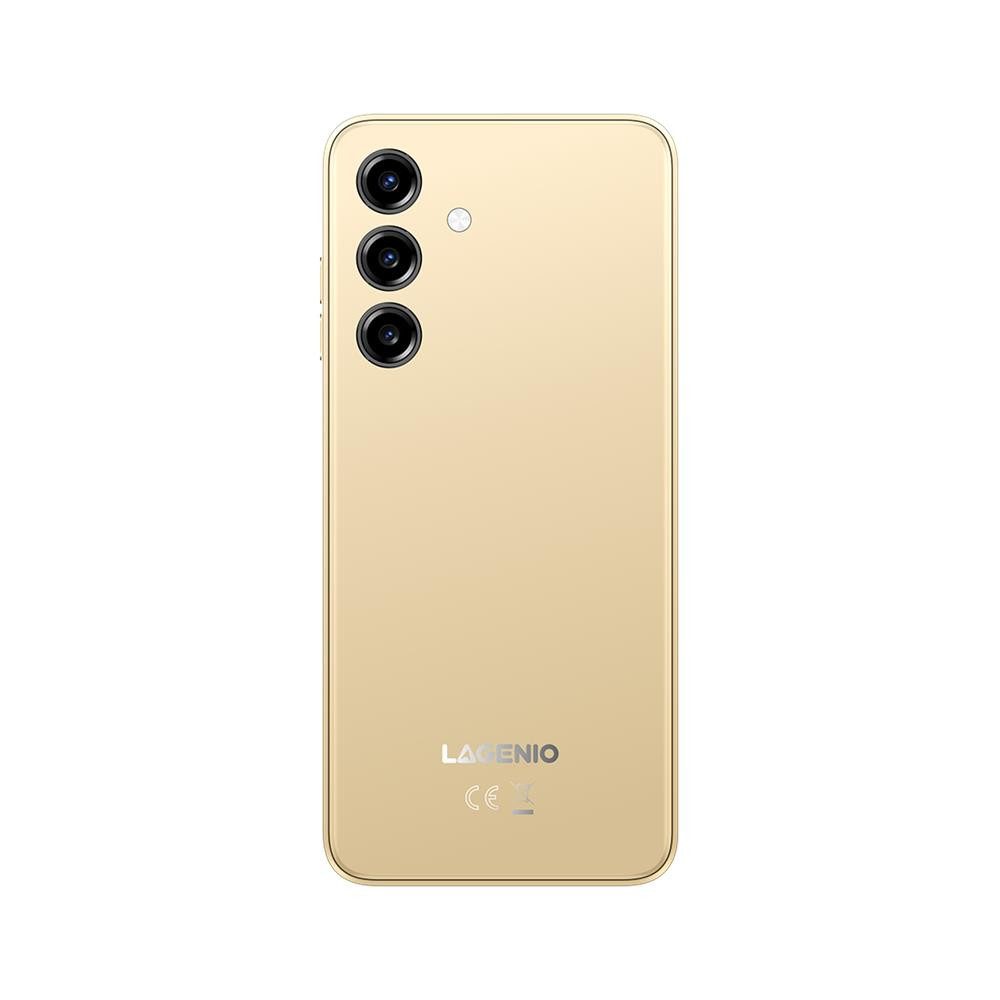 LAGENIO A 10 Pro Handy 6,5" 90 Hz HD+ Kratzfest 5150 mAh lange Akkulaufzeit Smartphone (13 MP Kamera, 12/128GB, Android 15, GPS, 4G, schlankes Design, geringes Gewicht)