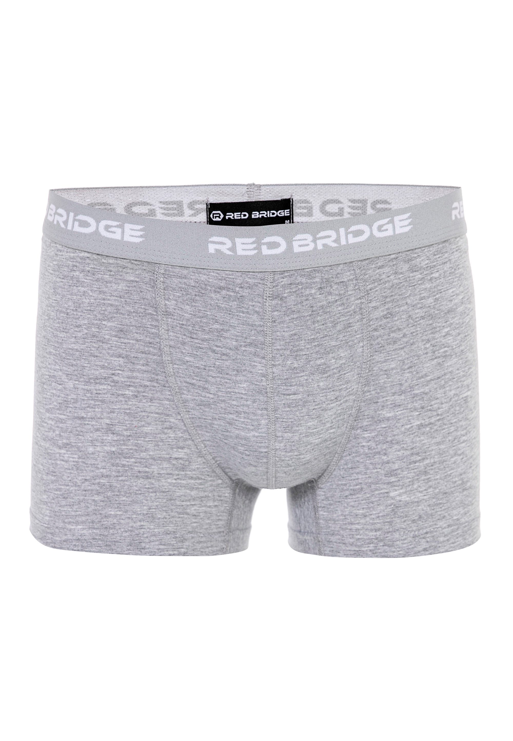 RedBridge Boxershorts 10er-Pack Bequeme Unterwäsche mit elastischem Bund (S günstig online kaufen
