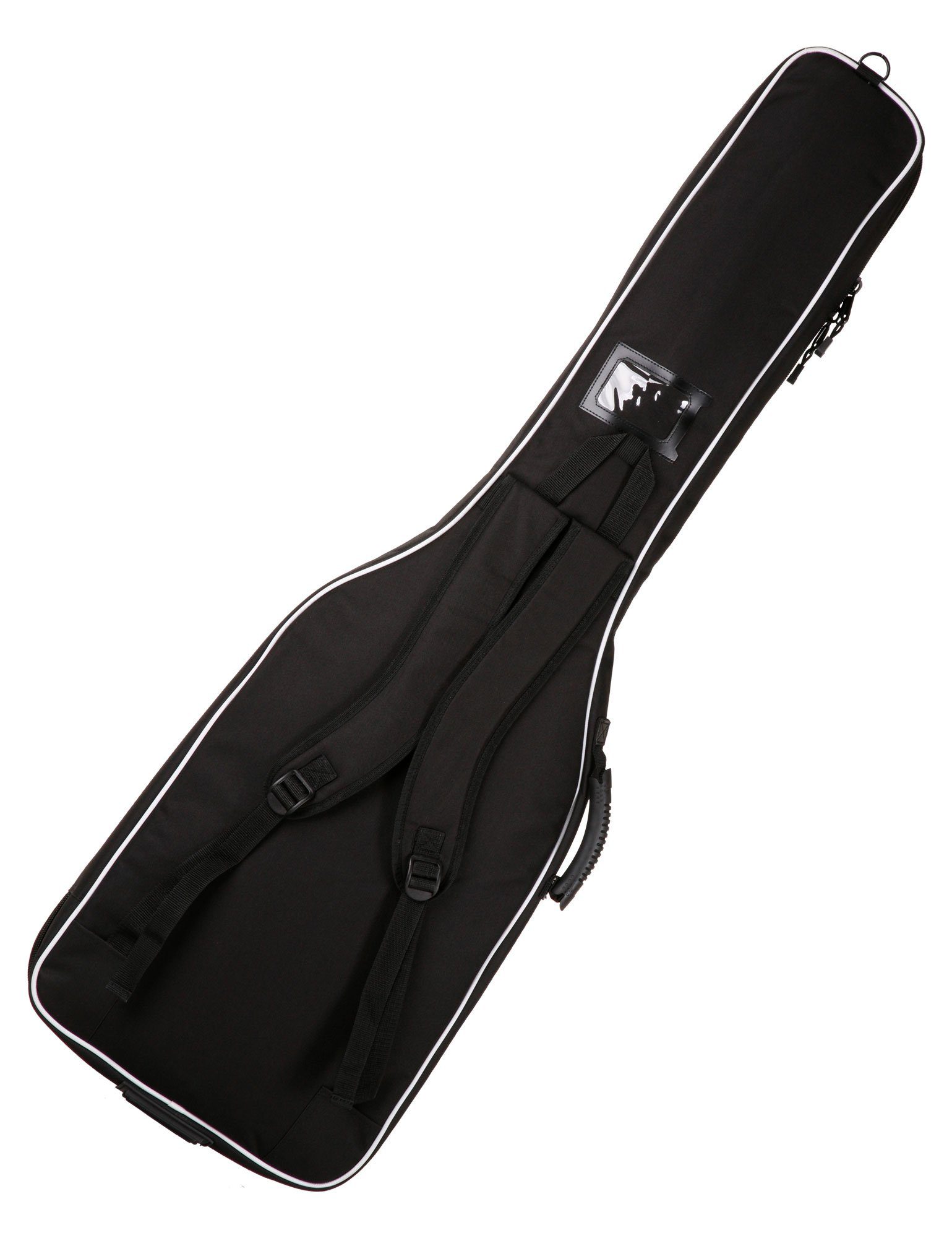 Rocktile Gitarrentasche 4/4 E-Basstasche - für den Gigbag mit Polsterung gepolstert Fixierung Weiche mit Rucksackgarnitur Instrumentenhals E-Bass, für