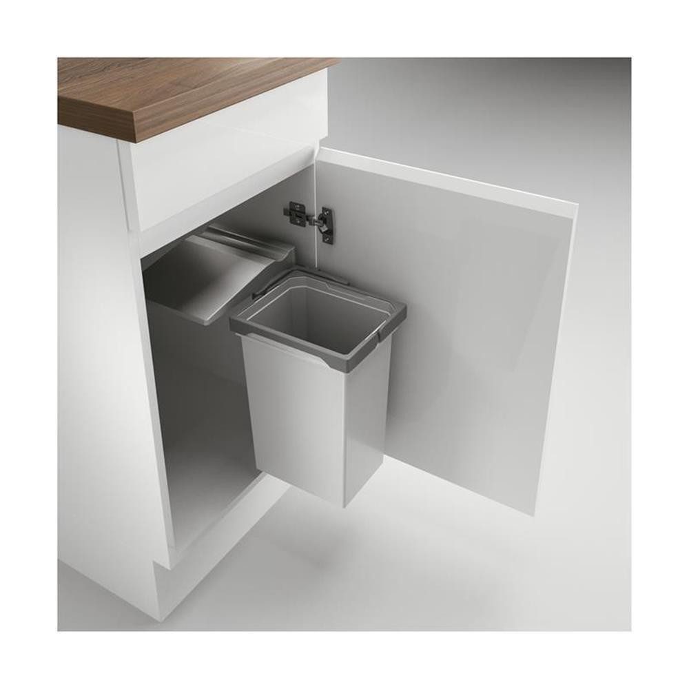 Naber Mülleimer Abfallsammler Cox® Beep 400, für Schwenktechnik, hellgrau, 10 l