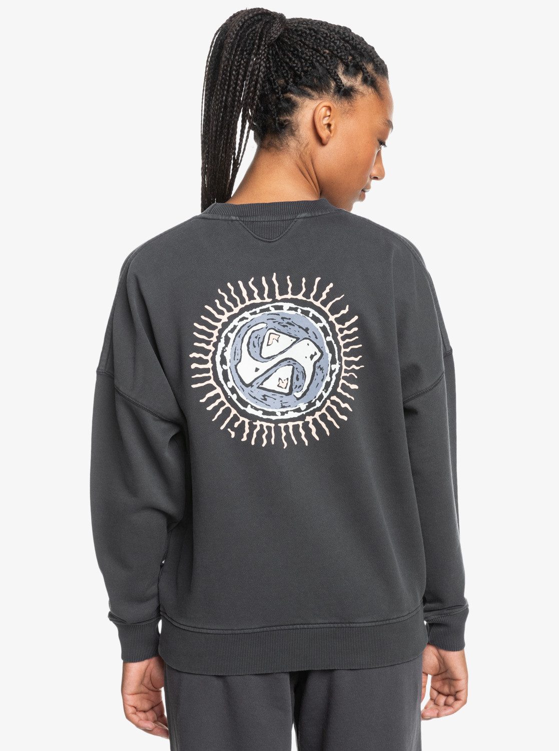 Quiksilver Sweatshirt Quiksilver Sweatshirt Oversized Crew Tarmac günstig online kaufen