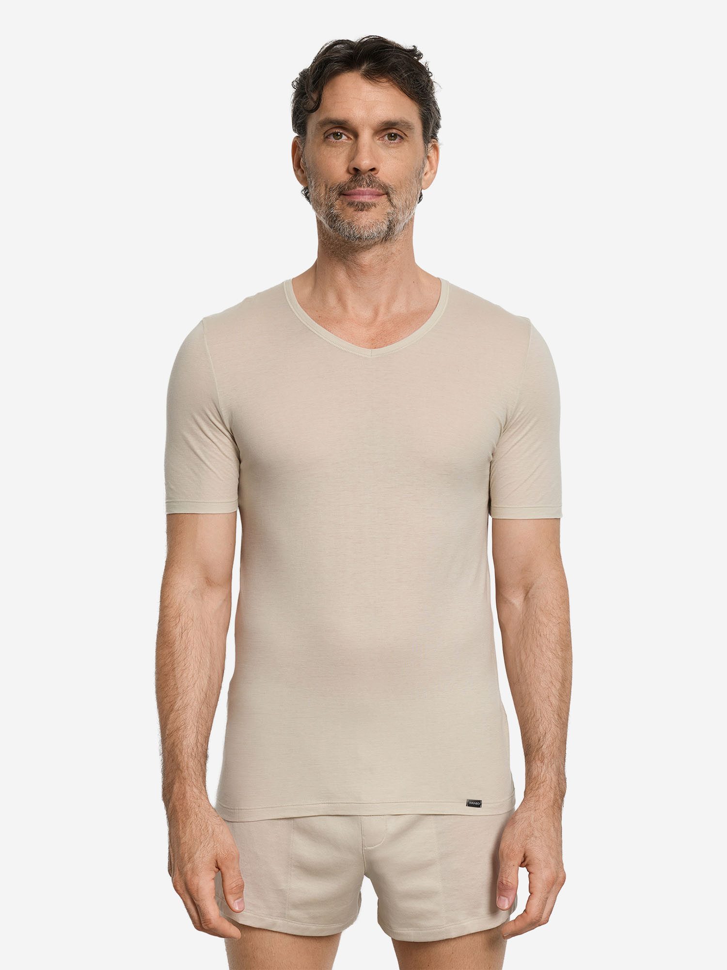 Hanro T-Shirt Ultralight Tee Shirt, Kurzarmshirt, Basic Shirt