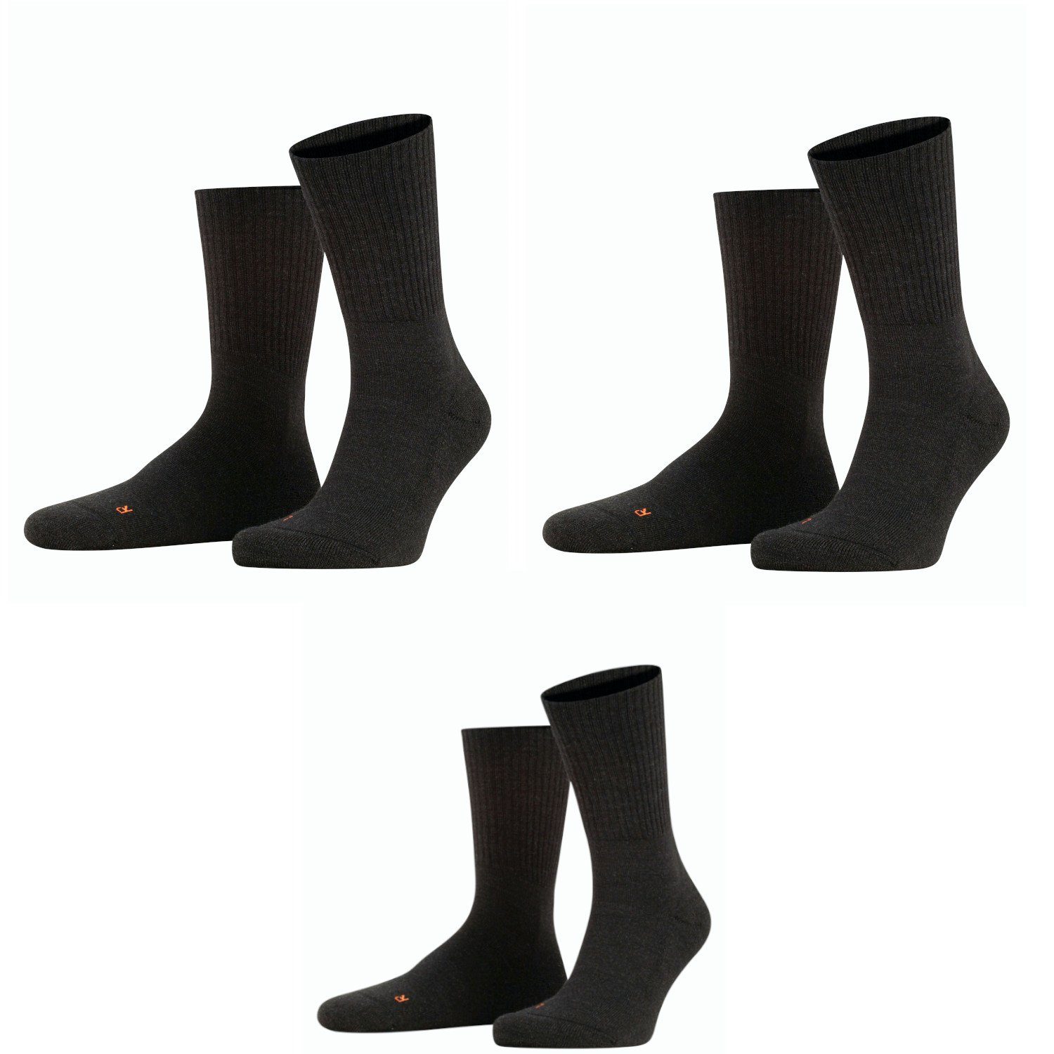 3 Farbe Grau Paar, Lieblingsversand aus 3 Wandersocken FALKE Socken bestehend Light Paar) Set FALKE (Set Walkie Unisex