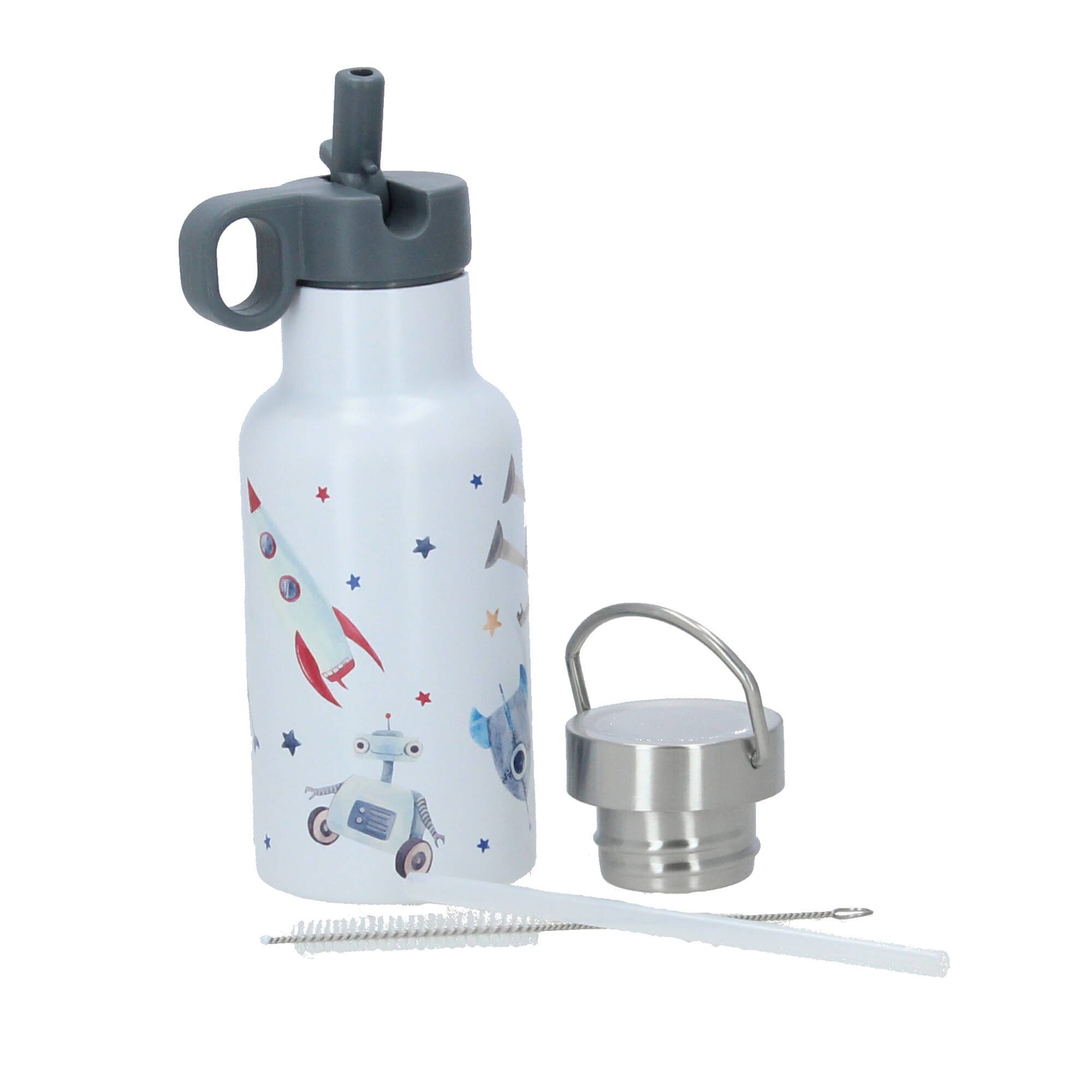 chic mic GmbH Trinkflasche Chic Mic Trinkflasche Kinder bioloco sky kids astronauts 350ml