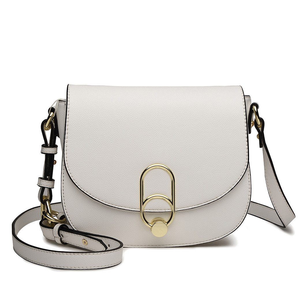 Miss Lulu Umhängetasche Schultertasche Damen Cross Body Bag Modern Mit Reißverschluss