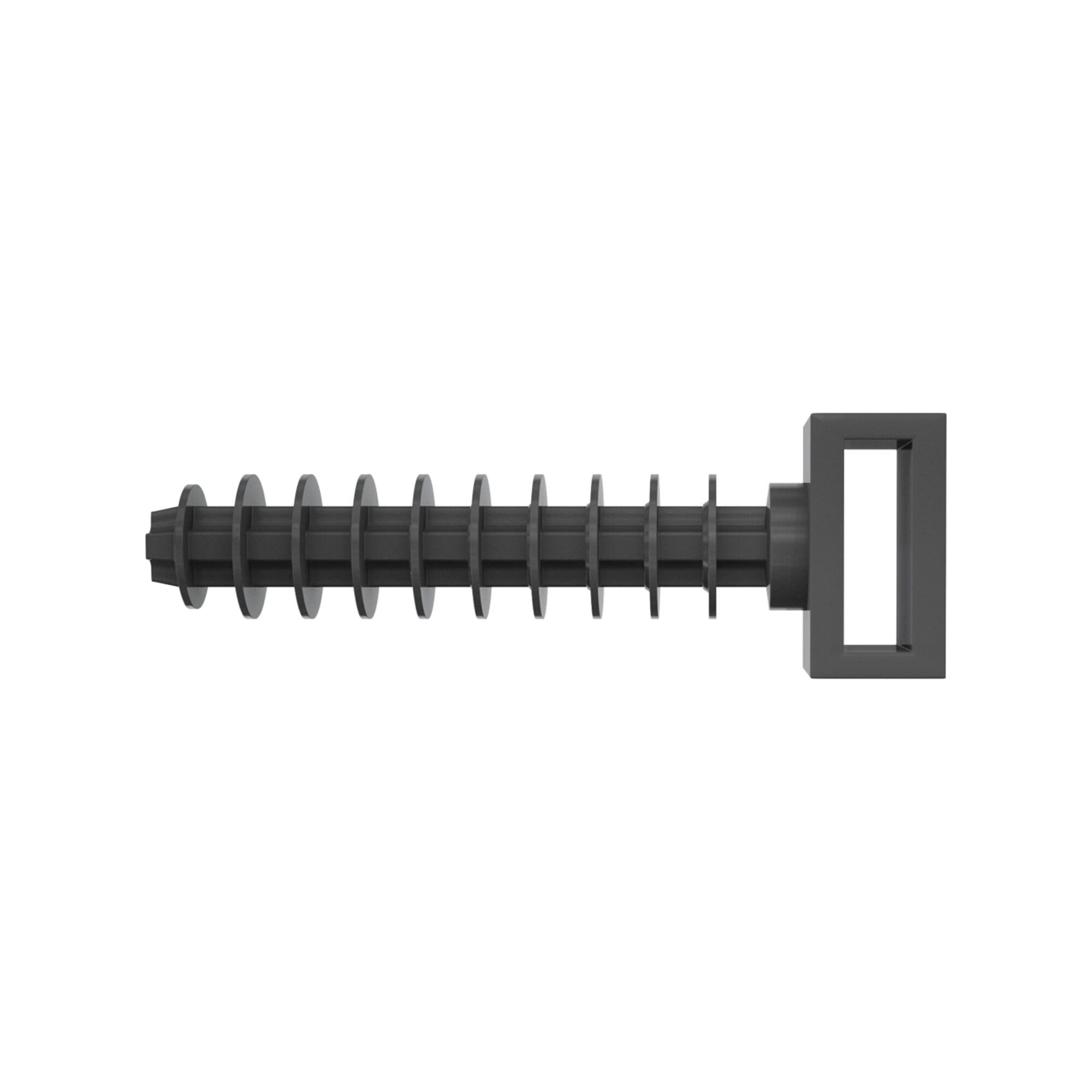 fischer Dübel-Set fischer Kabelbinderdübel FCTP-B schwarz 100 Stk