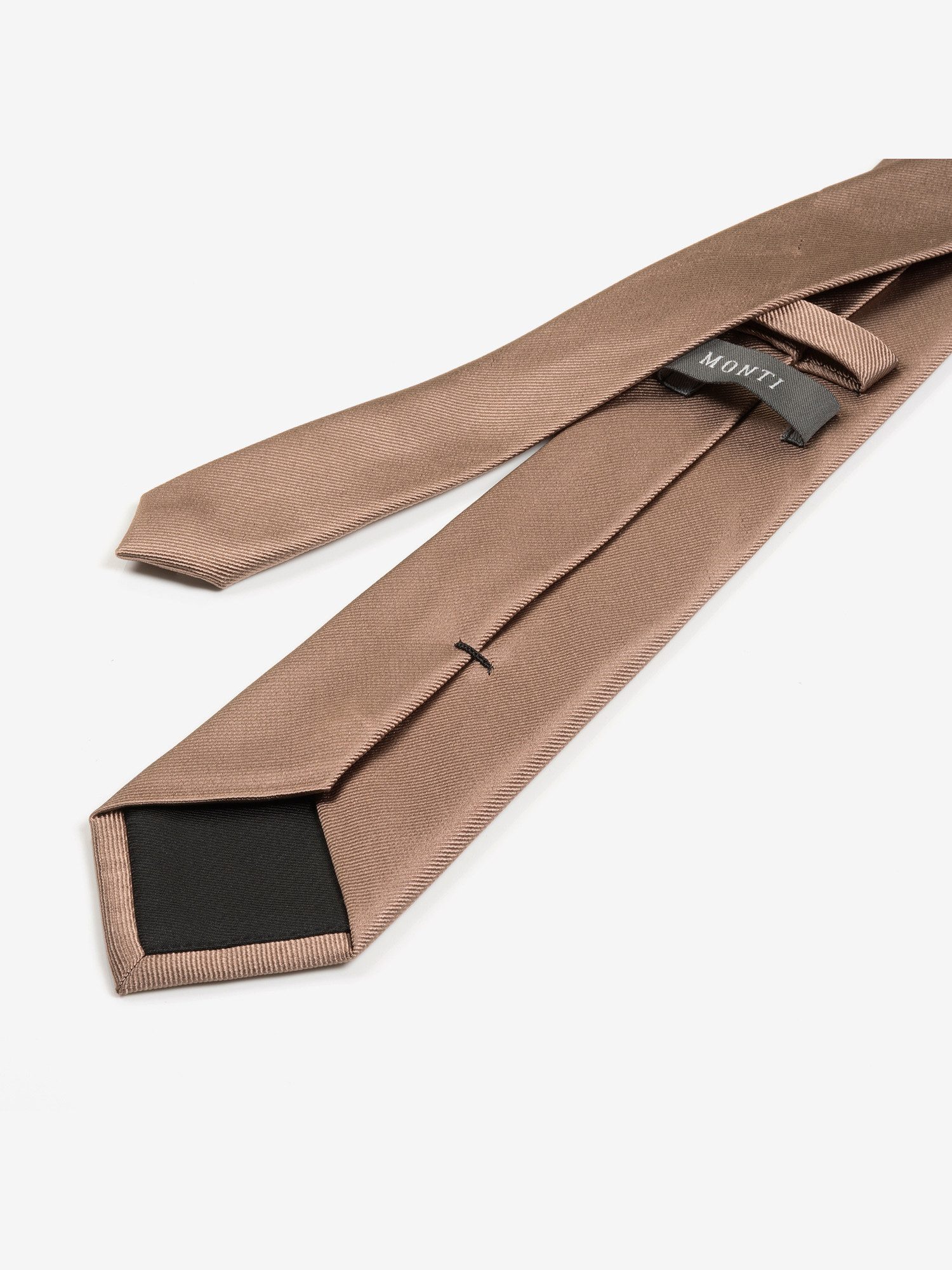 MONTI Krawatte RAUL aus reiner Seide mit edler Twill-Struktur – 7 cm breit