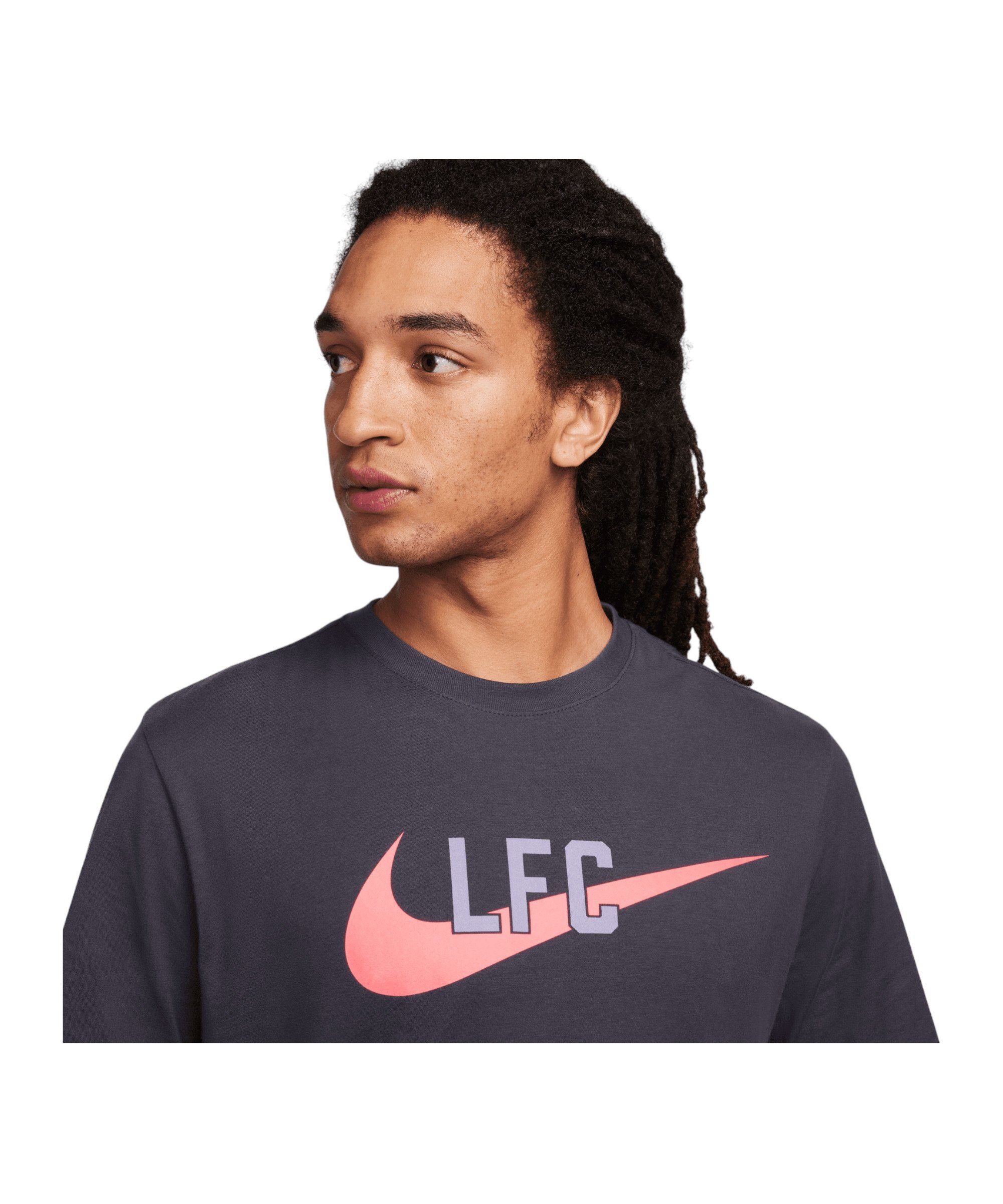 Nike T-Shirt FC Liverpool Swoosh grau default T-Shirt