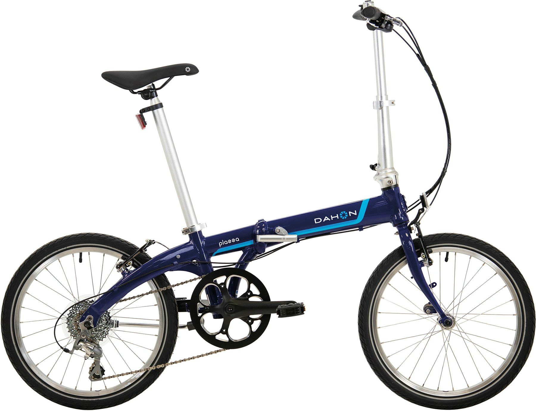 Dahon Faltrad Touren Bike Piazza D8 blau 20" Faltrahmen, 8 Gang Shimano Shimano Altus Schaltwerk
