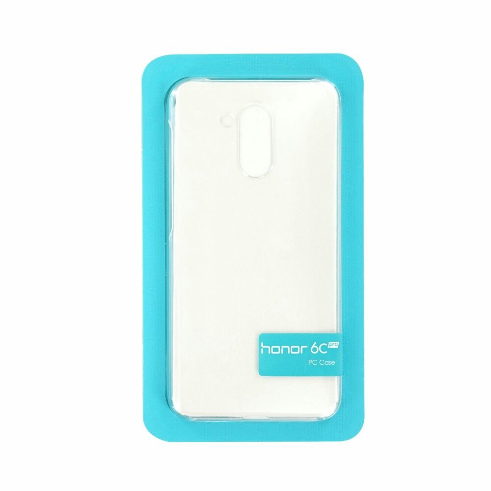 Huawei Handytasche Original PC Schutzhülle für Huawei Honor 6C Pro transparent 51992139 (Bumper)