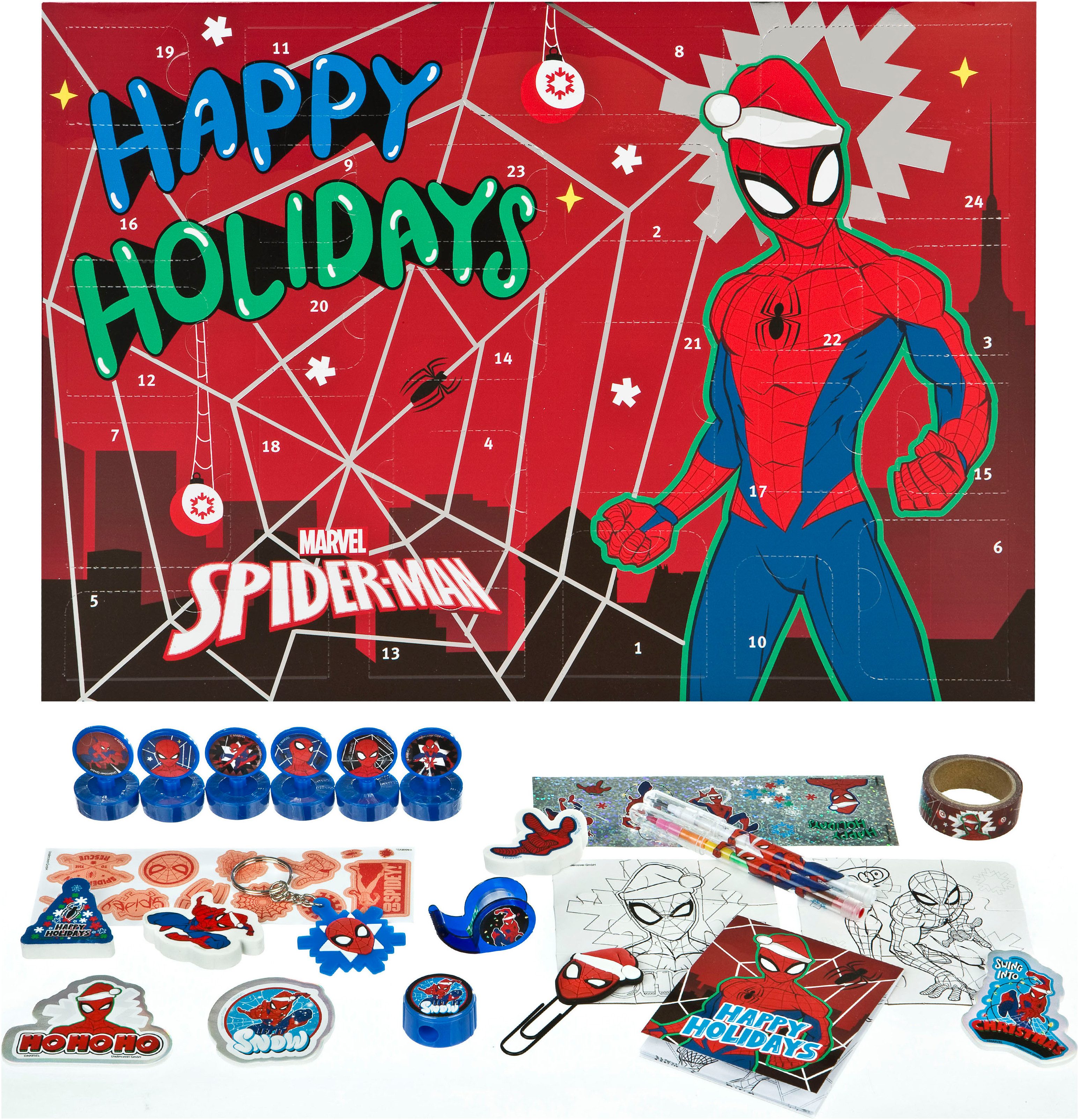 UNDERCOVER Spielzeug-Adventskalender Spider Man (24-tlg) günstig online kaufen