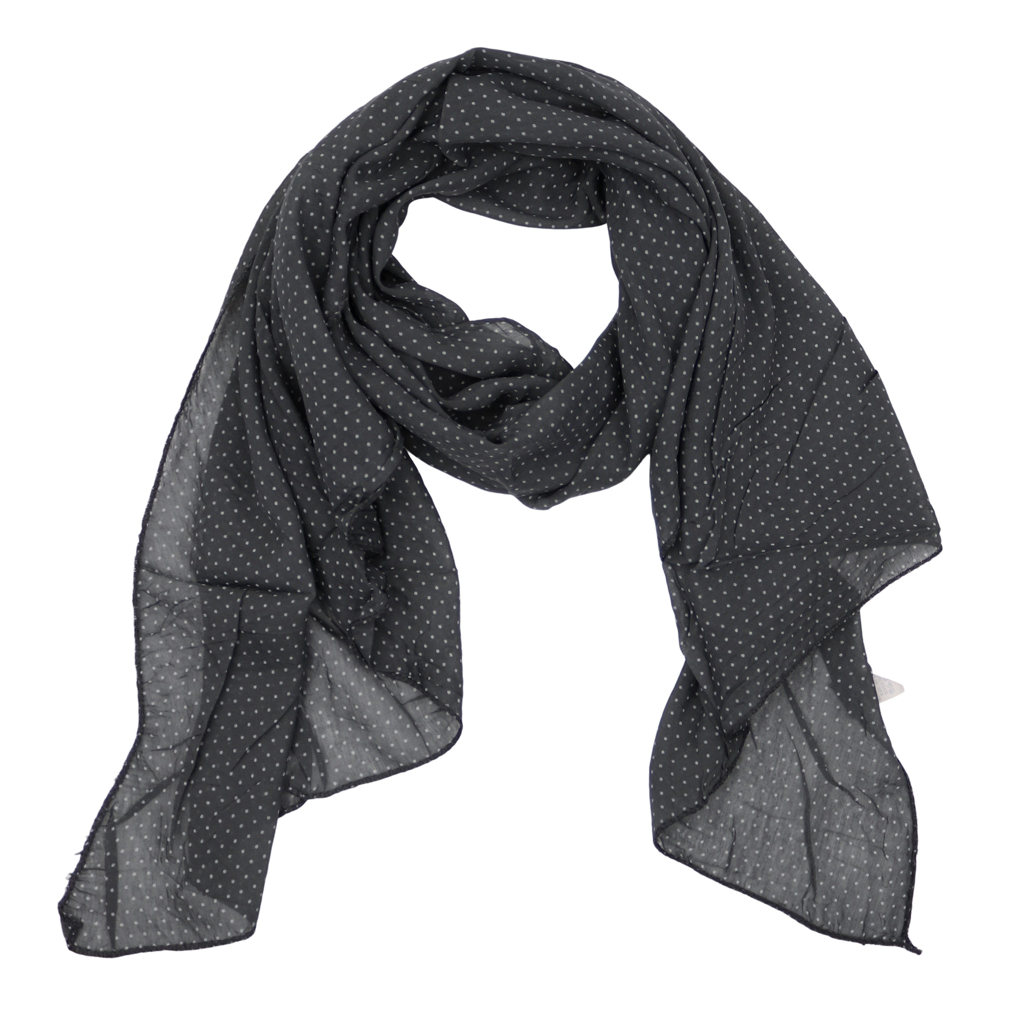 MIRROSI Modeschal Asymmetrischer Schal, Made in Italy 20% Seide 80% Baumwol günstig online kaufen