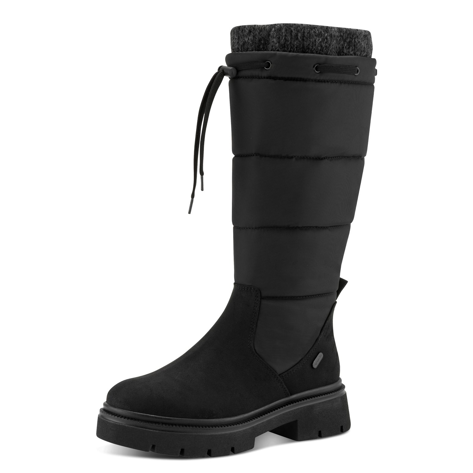 MARCO TOZZI Winterstiefel, Schneestiefel, Outdoorstiefel, mit Ziersteppungen am Schaft