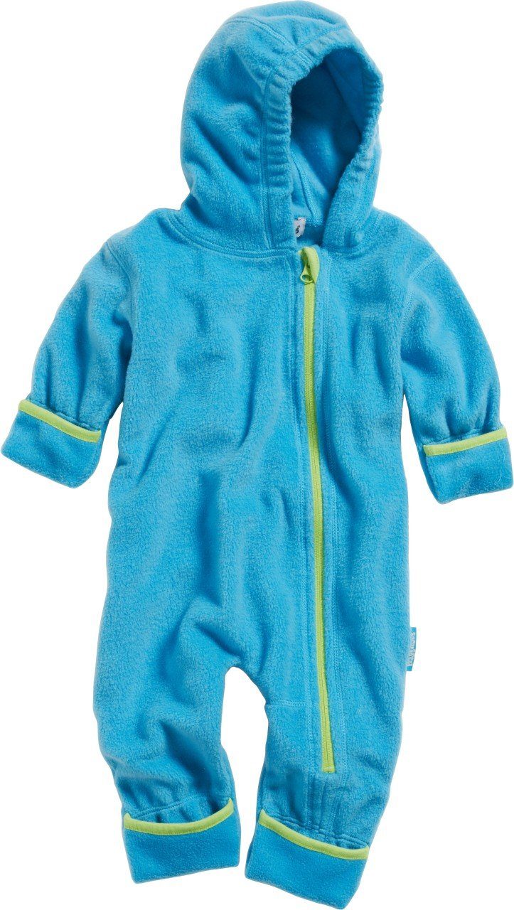 Fleeceoverall Fleece-Overall farblich abgesetzt