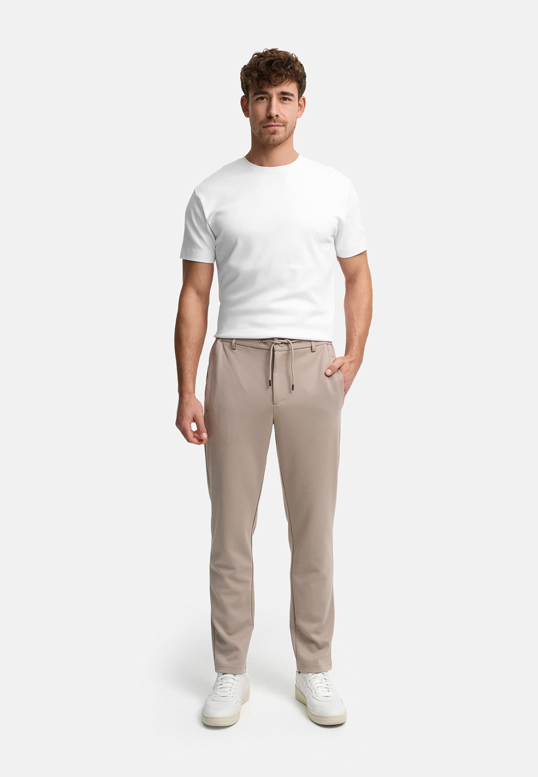 INDICODE Chinohose Herren INNezzo Herrenhose mit Tunnelzug bequemer Passform mit elastischem Bund und Kordelzug – Bild 5 von 5